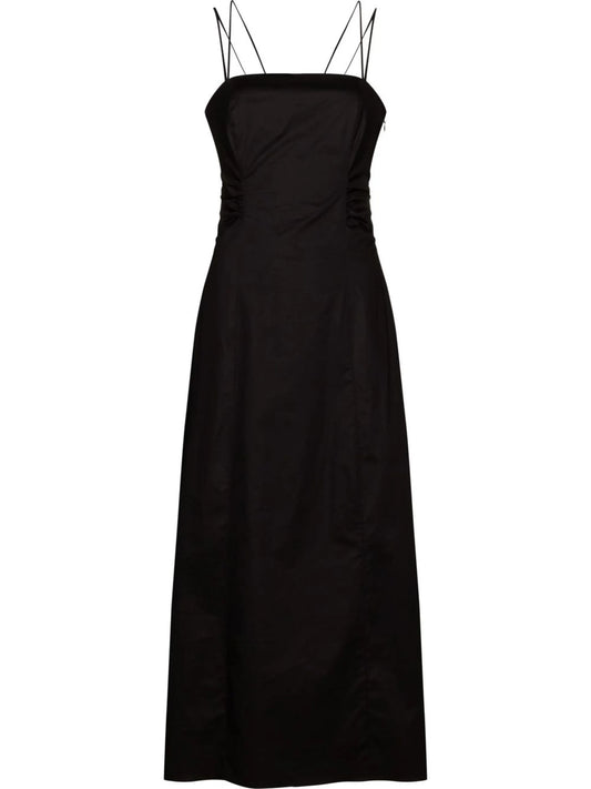 square-neck sleeveless dress