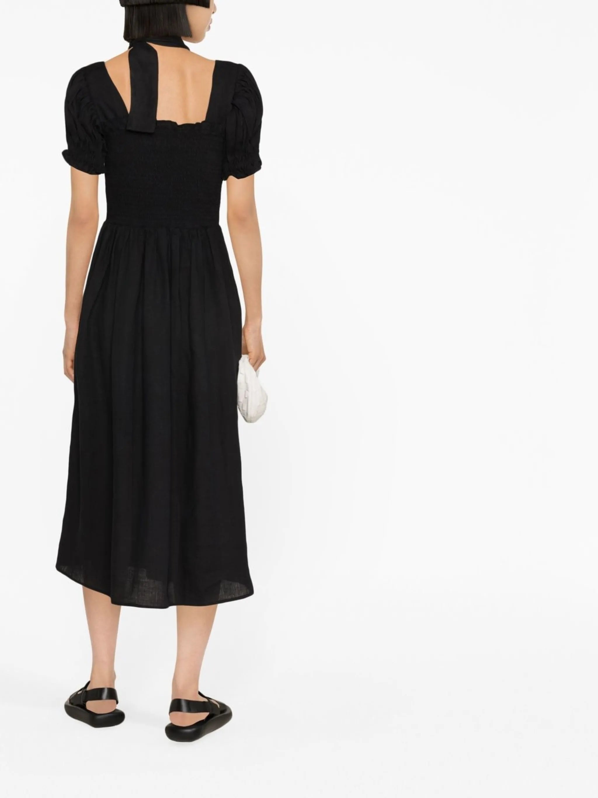 Belle linen midi dress