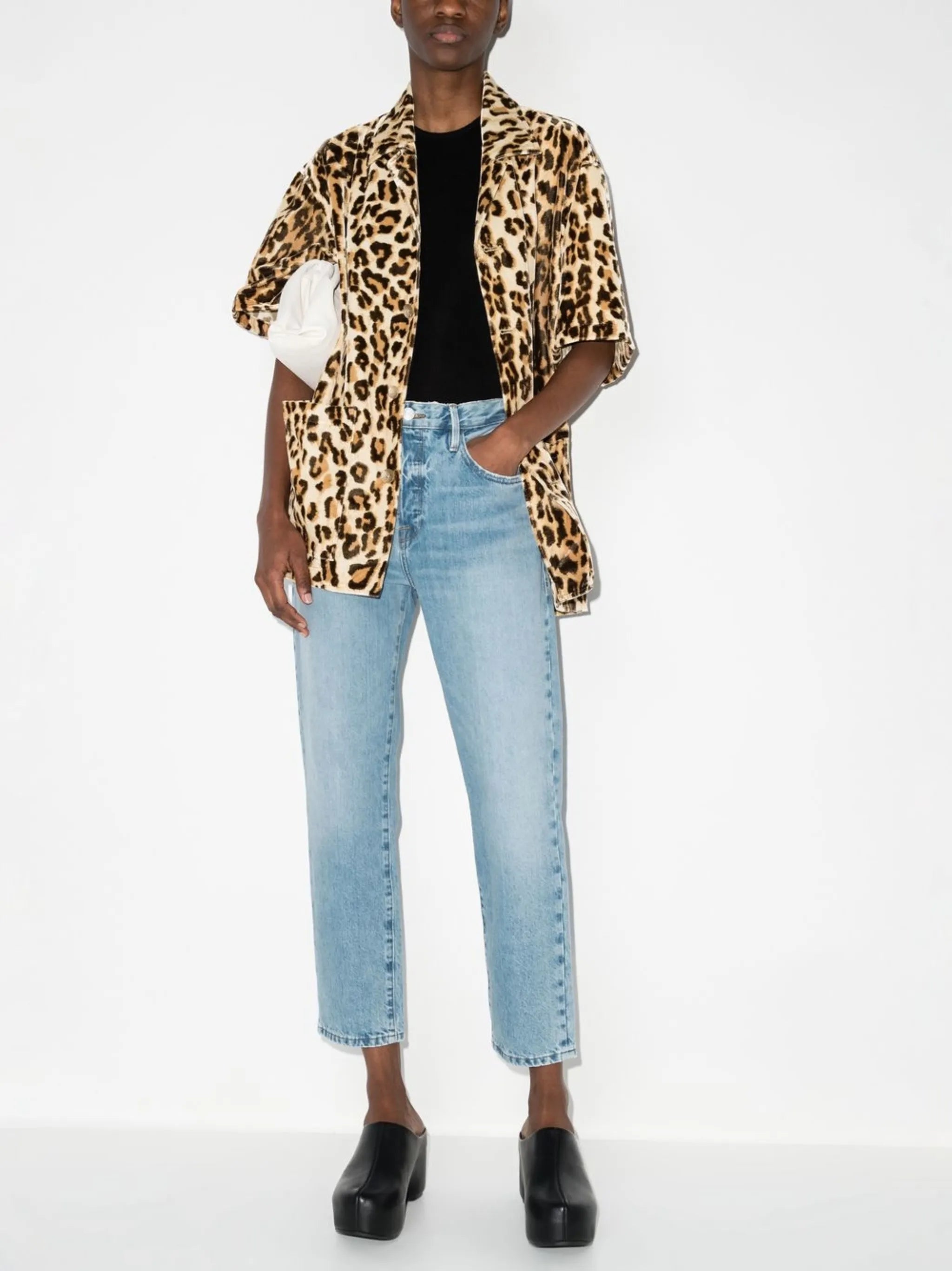 Le Original cropped ripped jeans