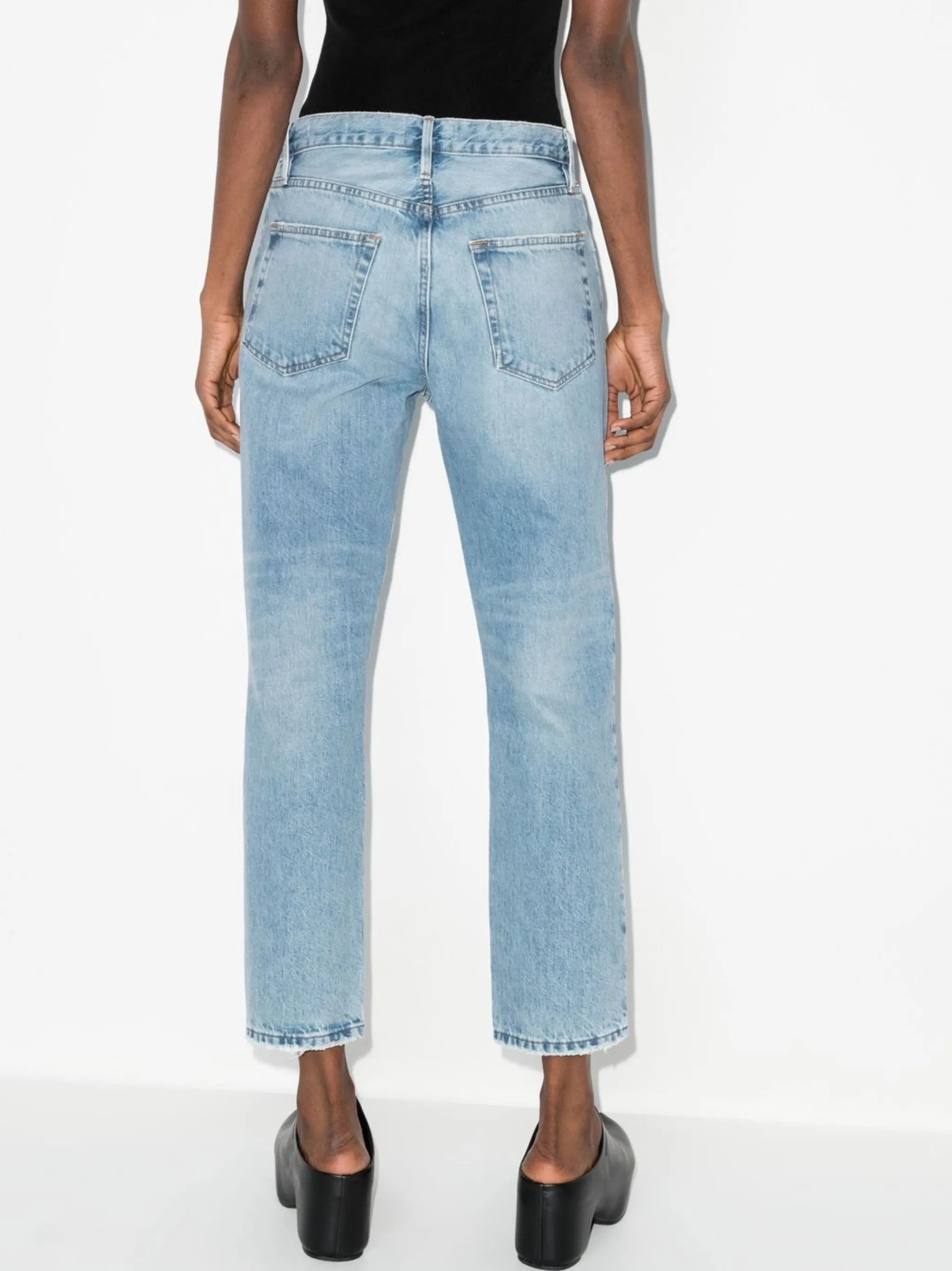 Le Original cropped ripped jeans