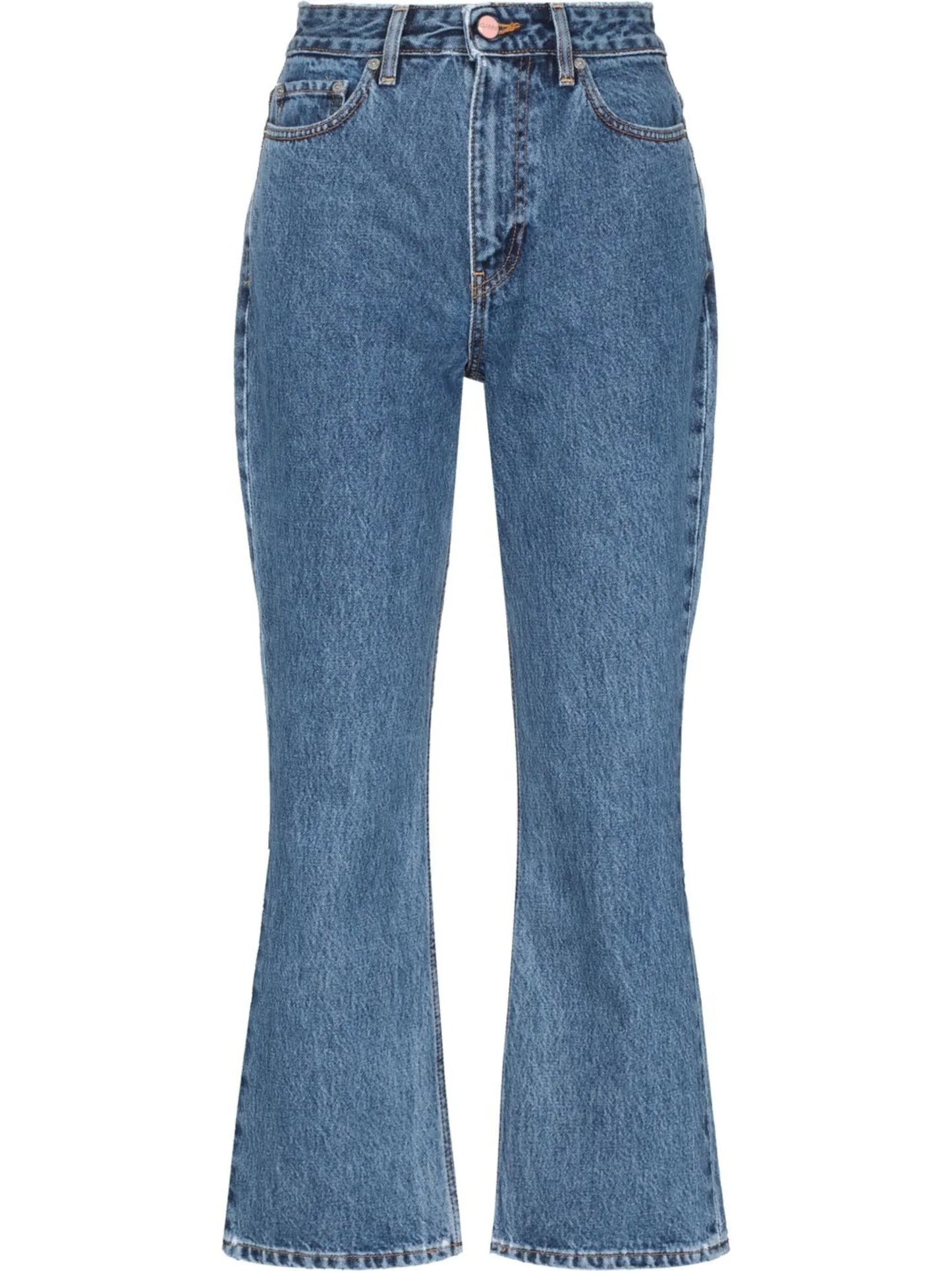 Betzy organic cotton flared cropped jeans