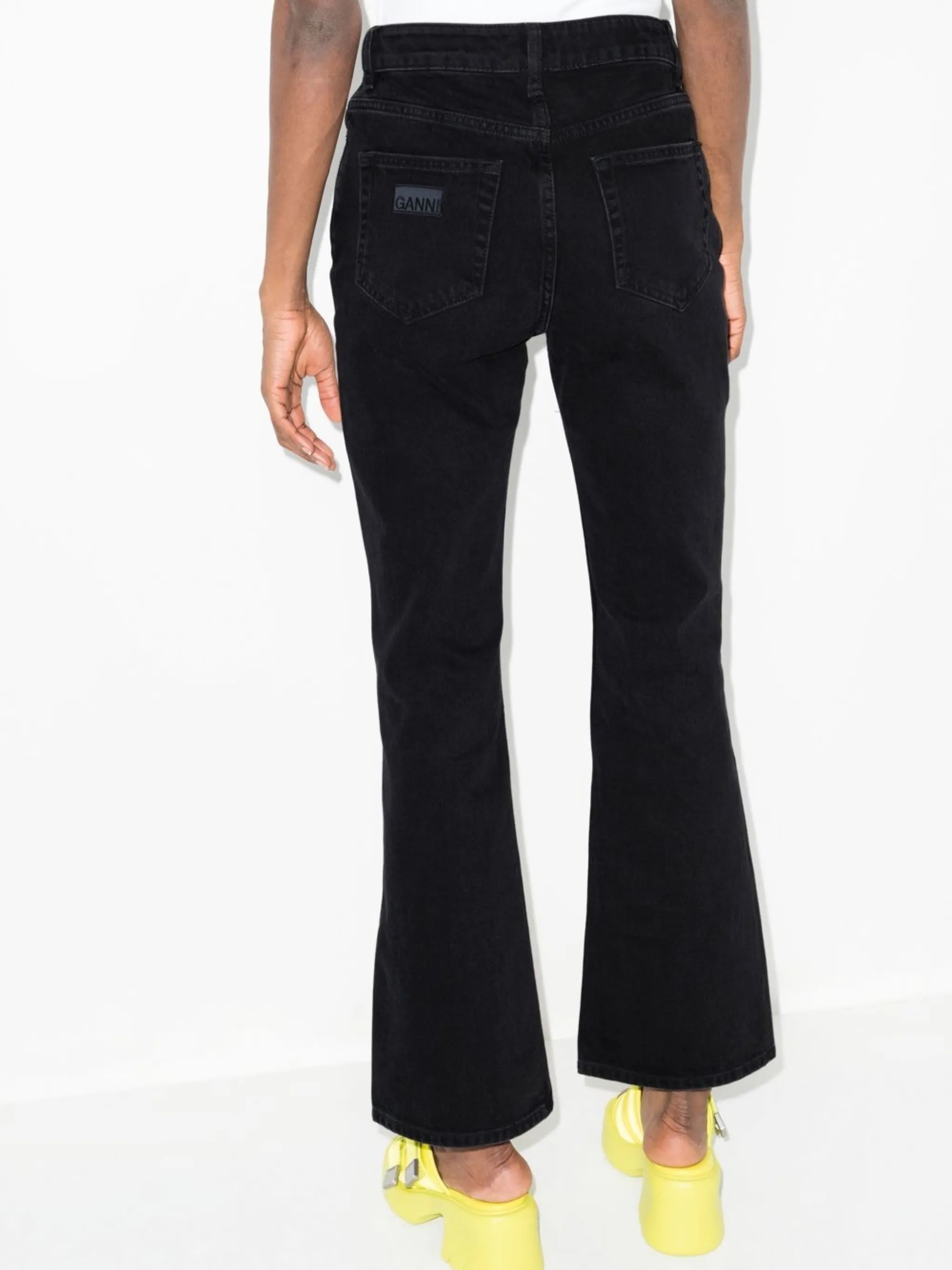 flared denim jeans