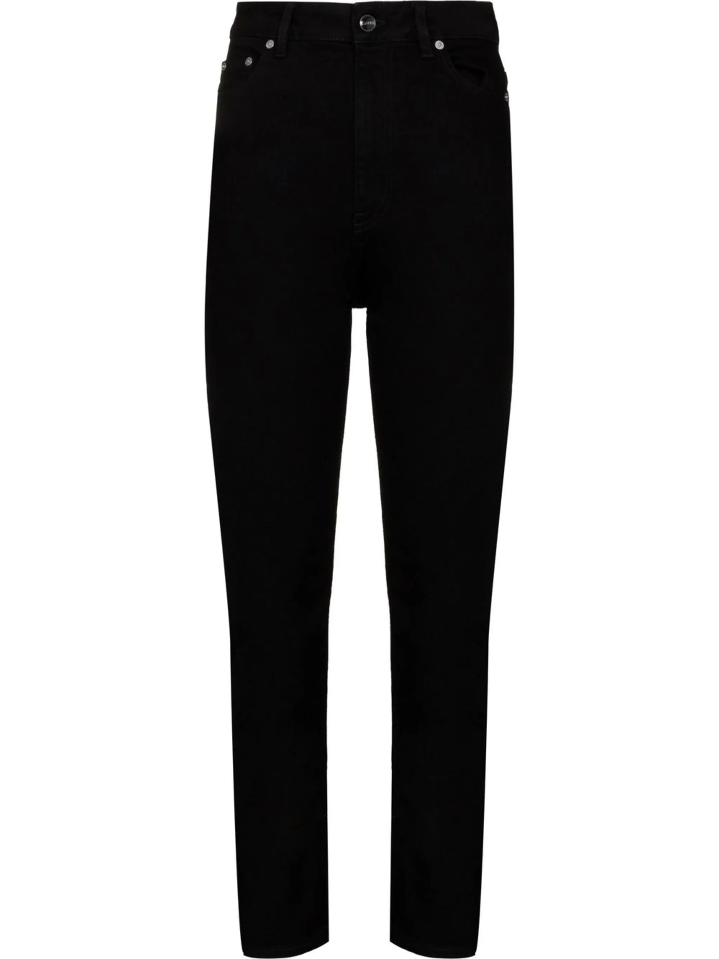 slim-leg cropped jeans