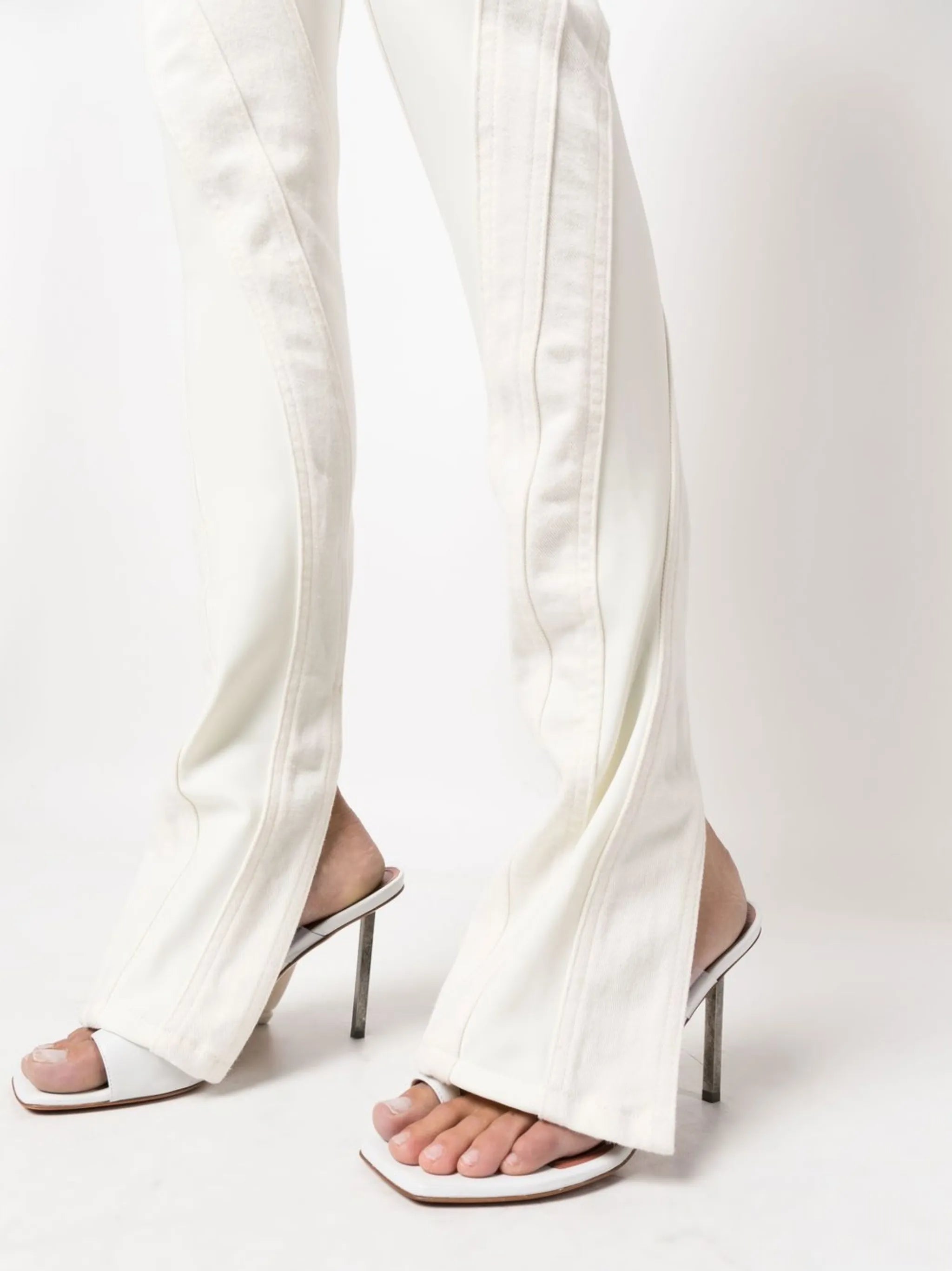 panelled skinny jeans
