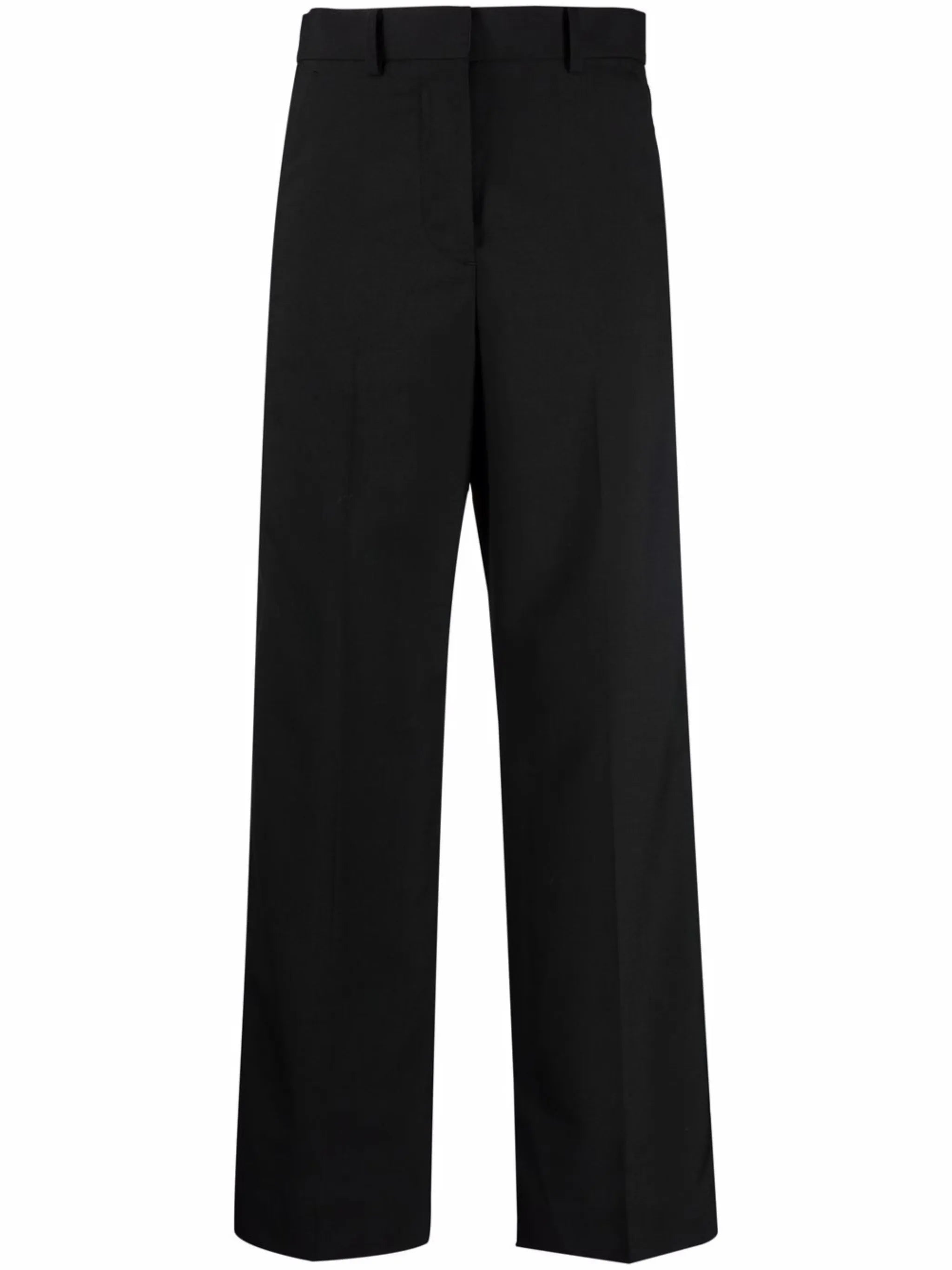 side-stripe straight-leg trousers