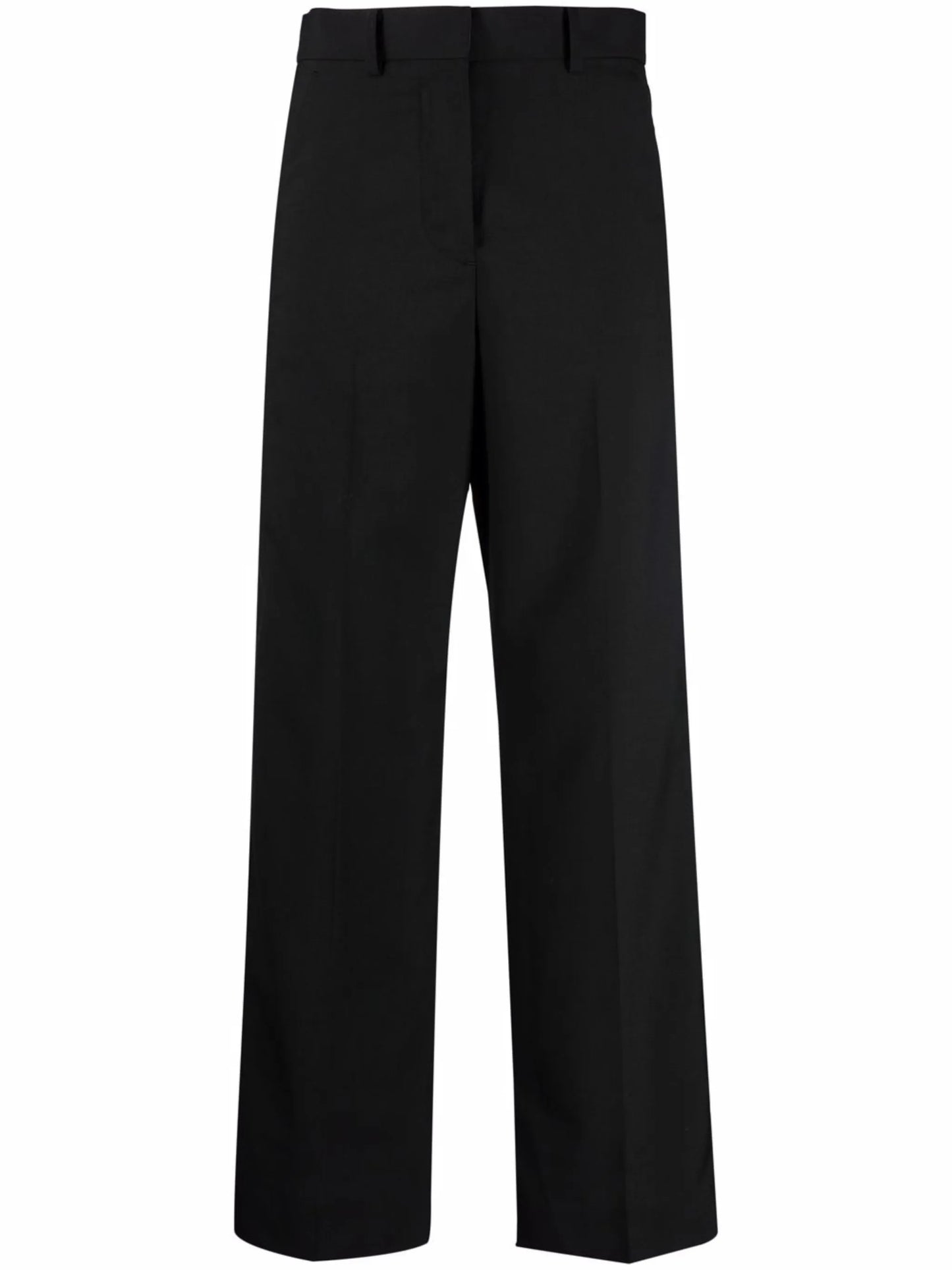 side-stripe straight-leg trousers