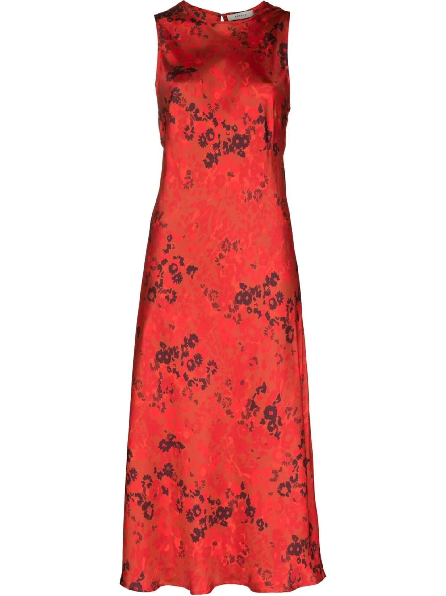 Valencia floral-print midi dress