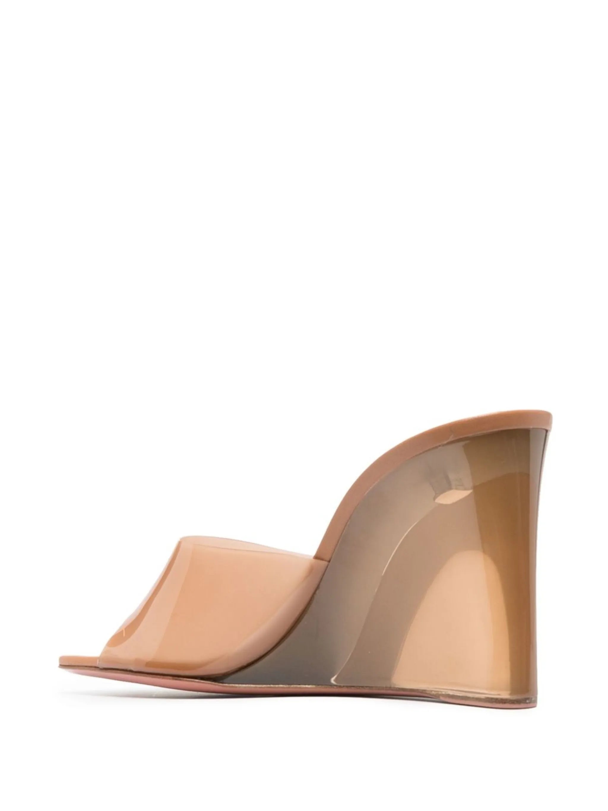 Lupita Glass 95mm wedge sandals