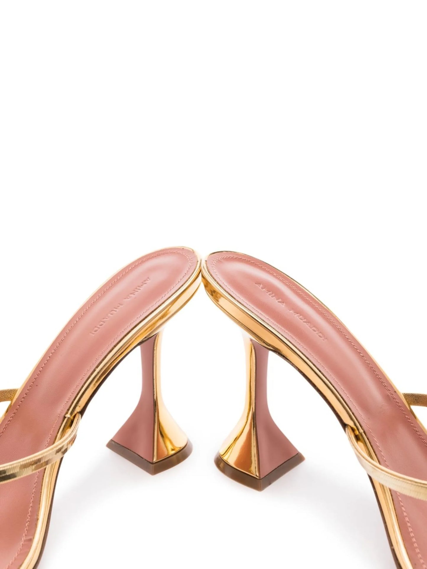 Henson cross-strap metallic sandals