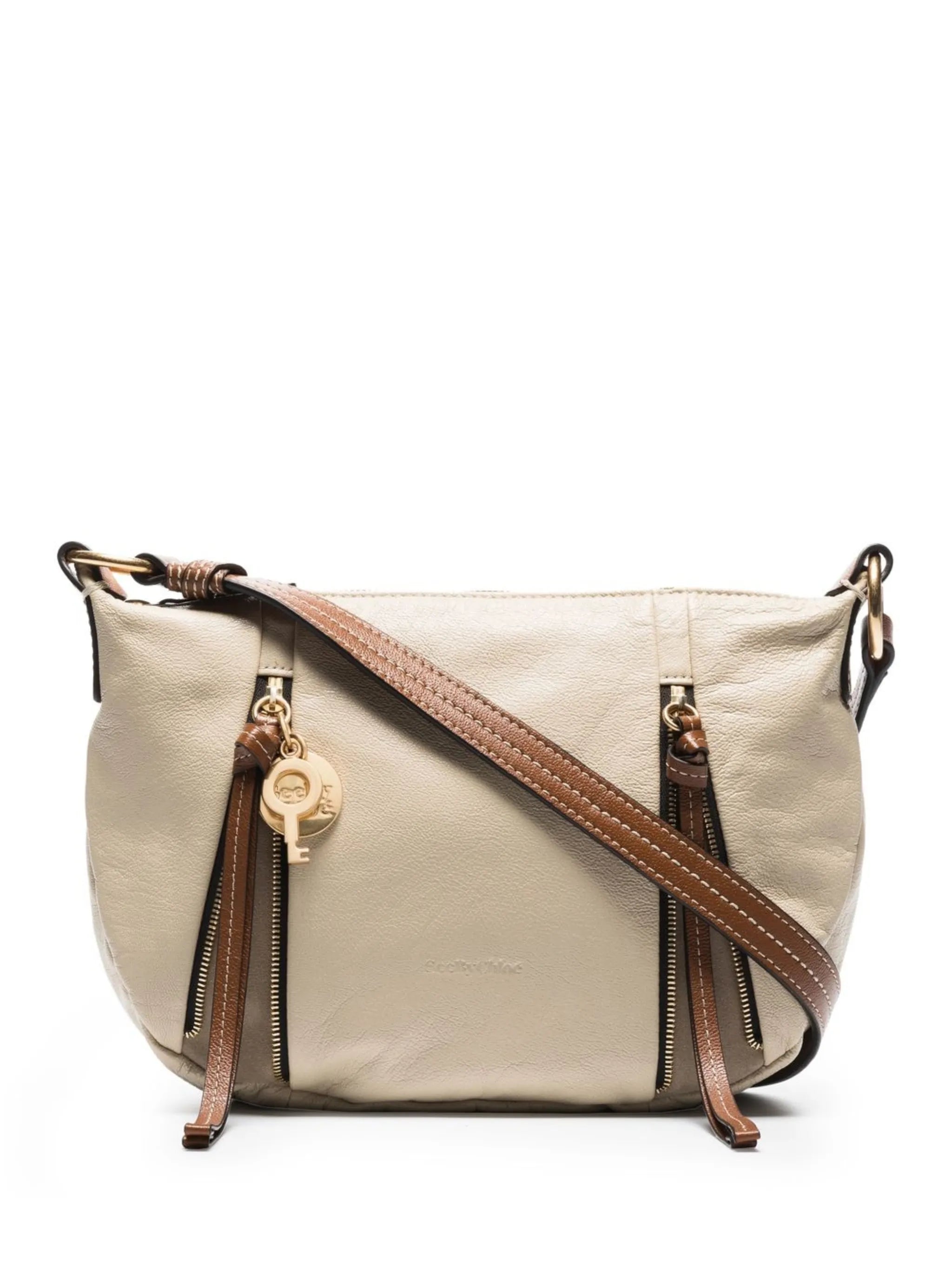 Indra leather crossbody bag