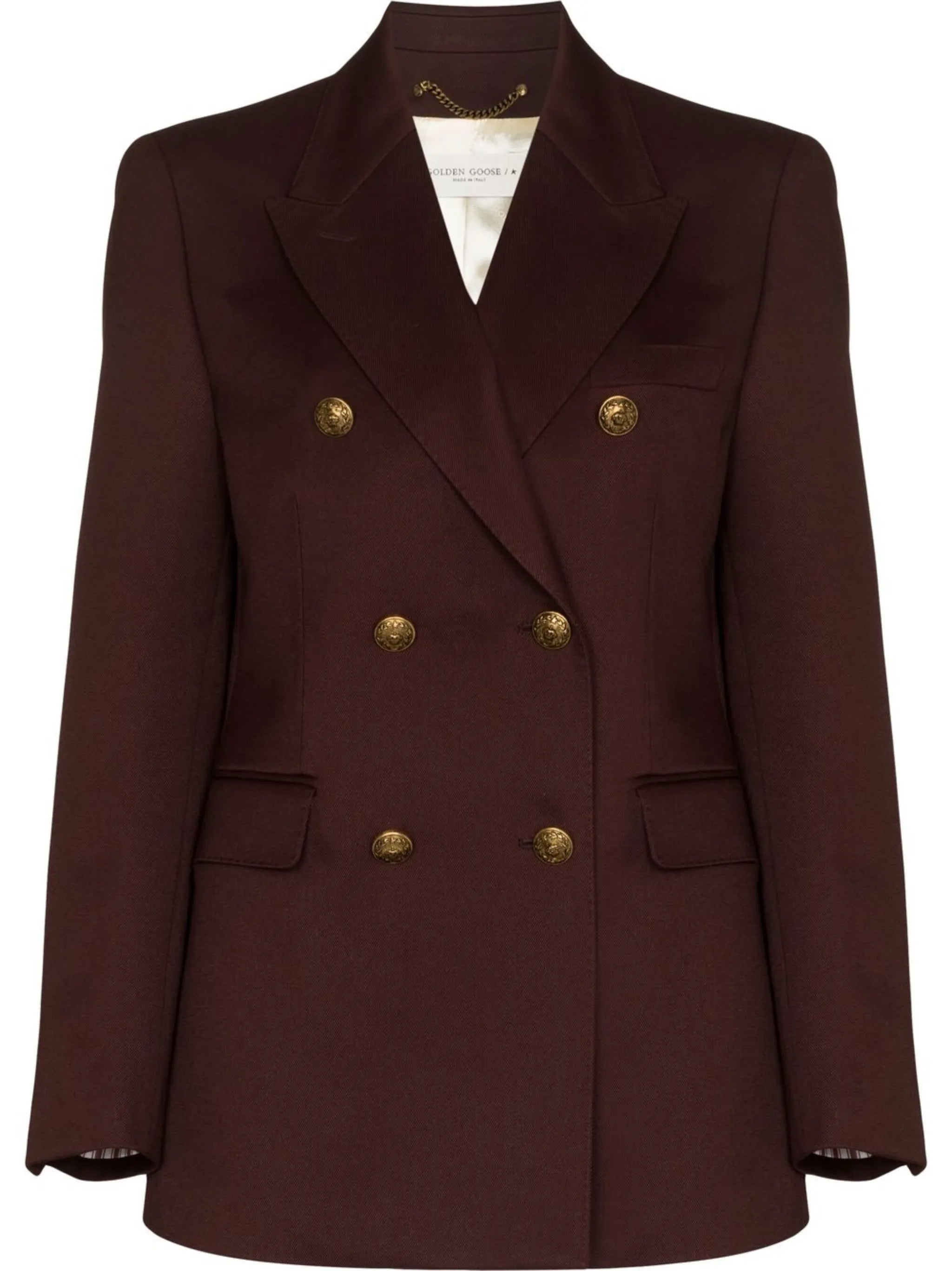 double-breasted blazer