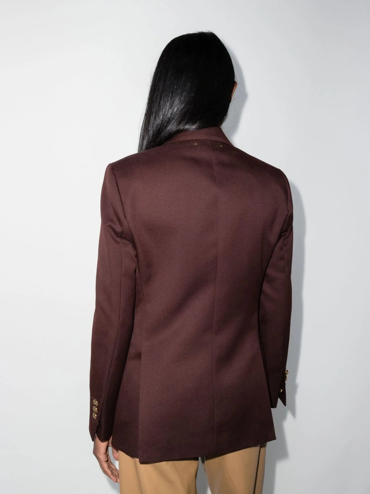 double-breasted blazer