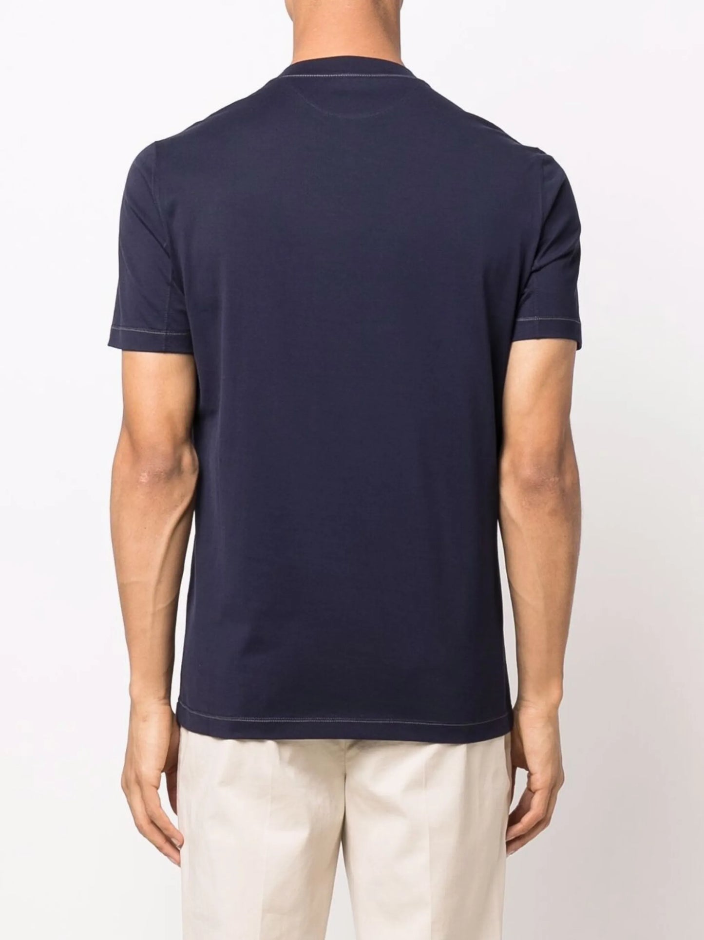 embroidered-logo T-shirt