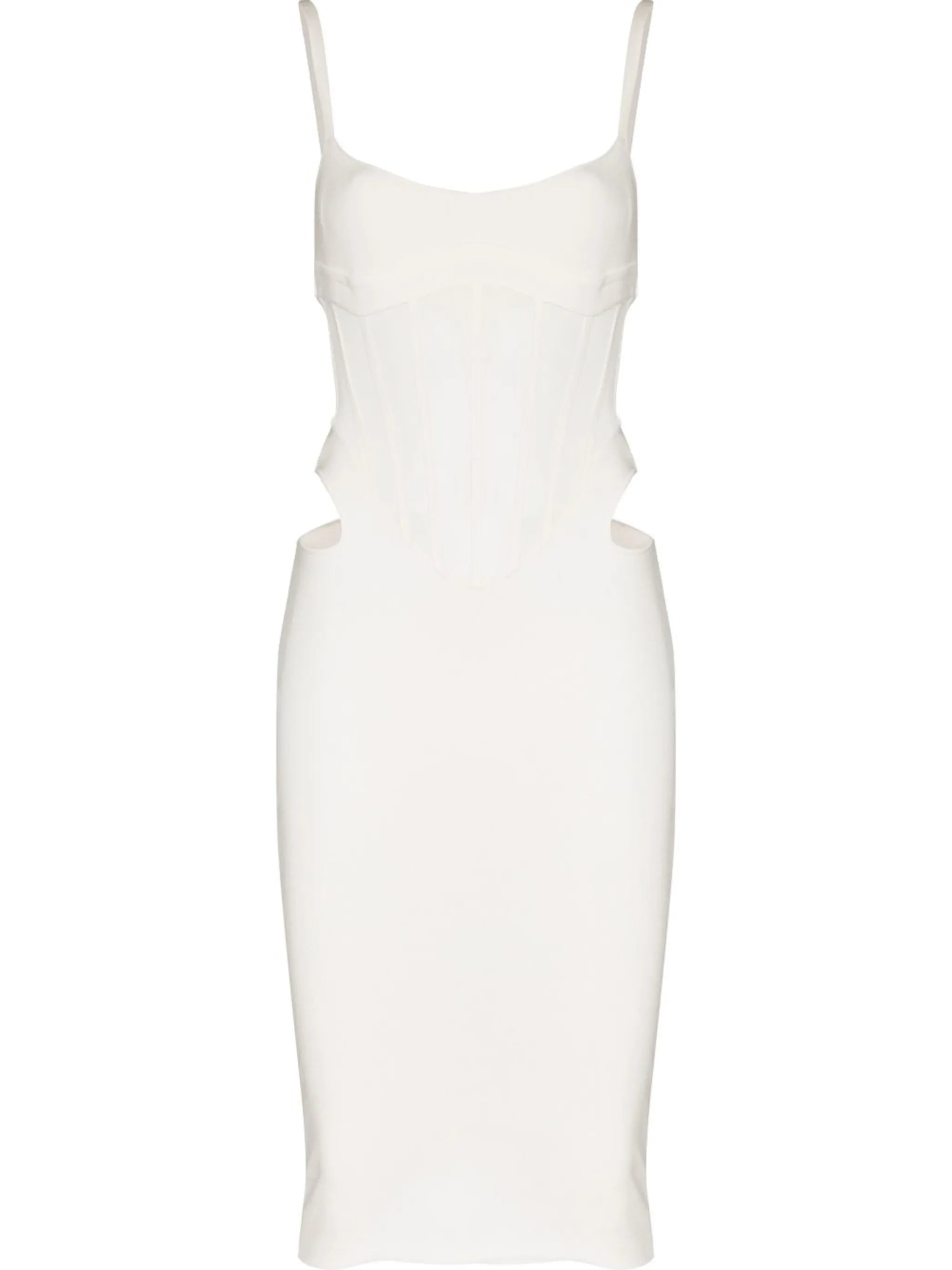 cut-out detail sleeveless dress