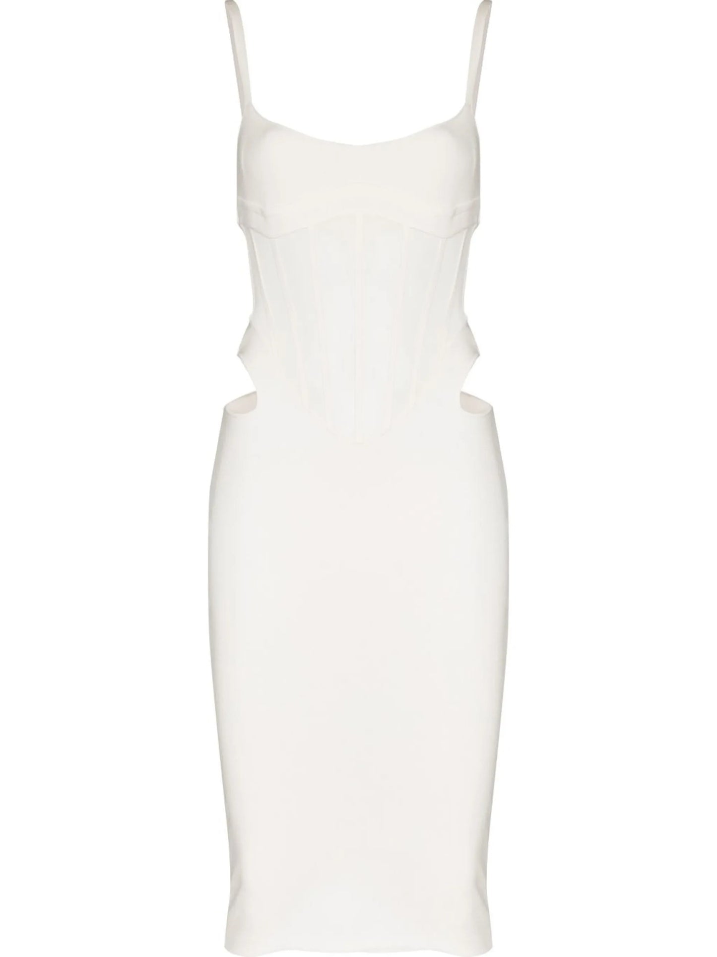 cut-out detail sleeveless dress