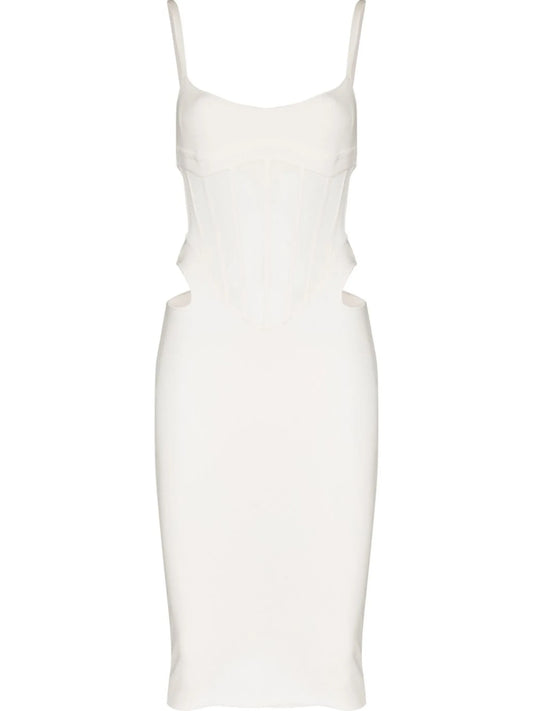 cut-out detail sleeveless dress