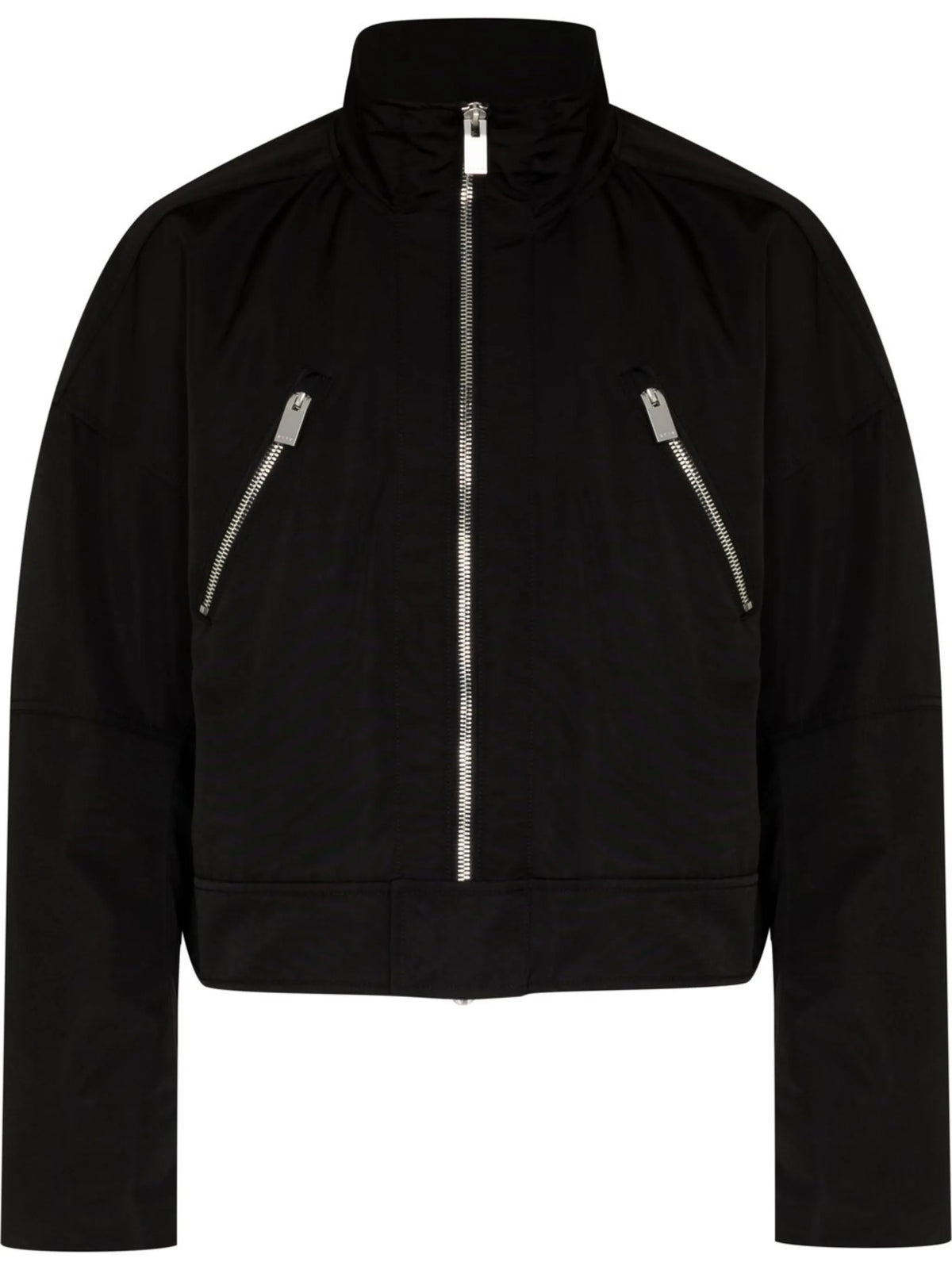 logo print bomber jacket