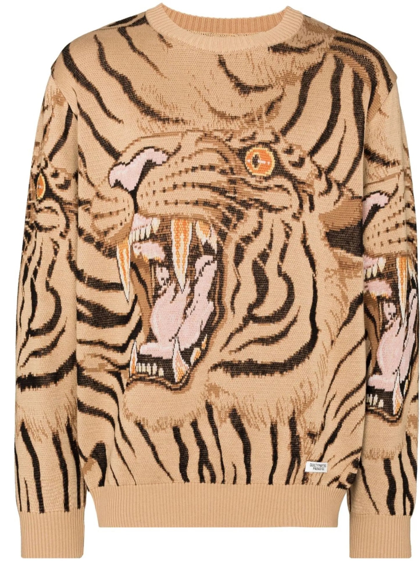 Timlehi knitted jacquard sweater