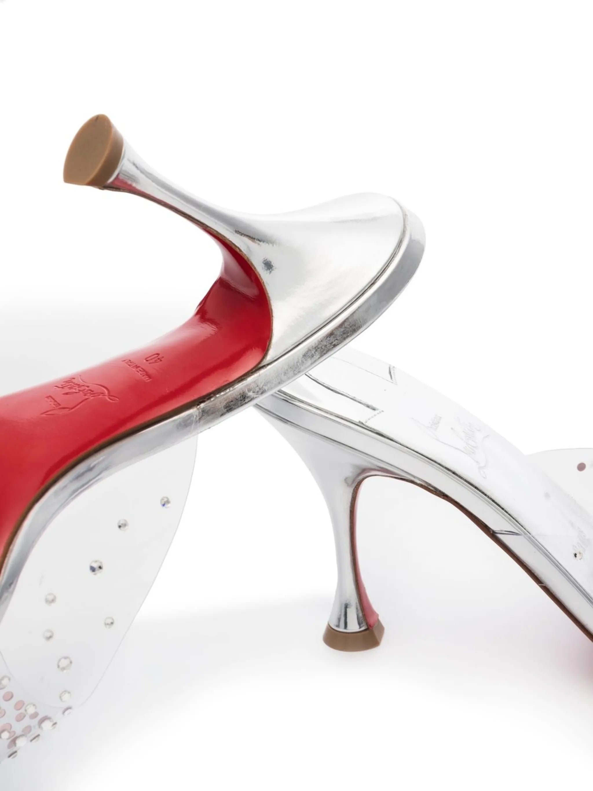 Degramule Strass 85mm sandals