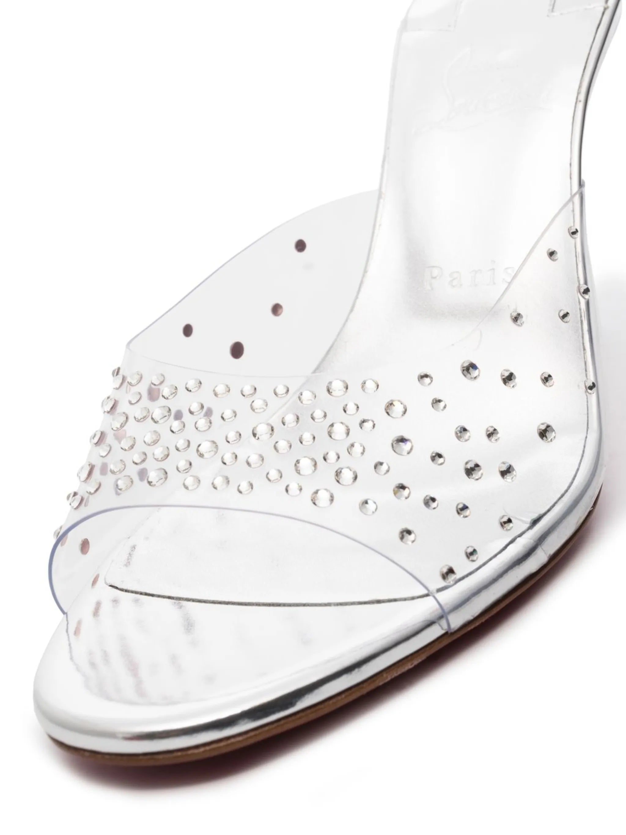 Degramule Strass 85mm sandals