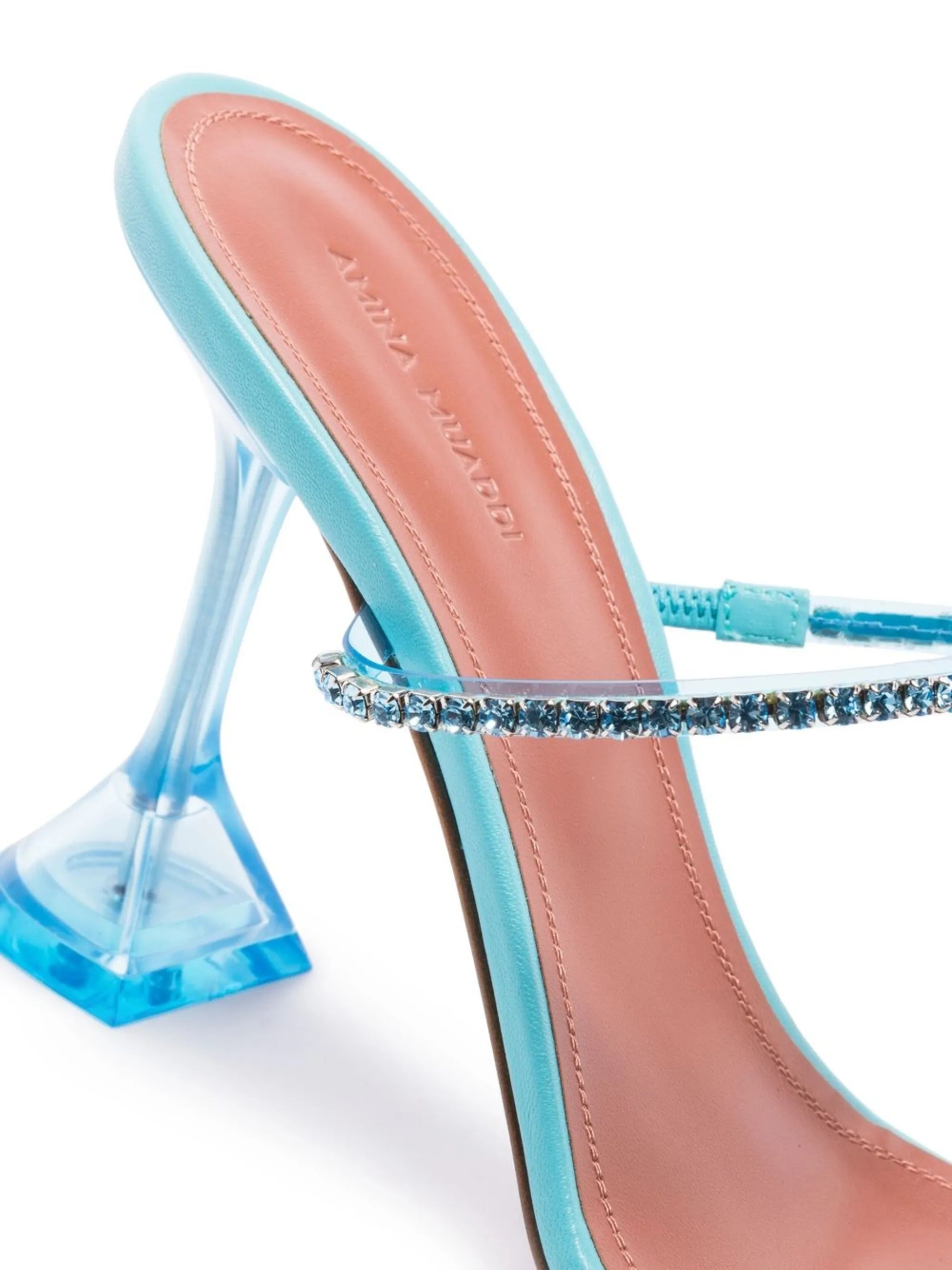 Gilda 95mm clear heel sandals