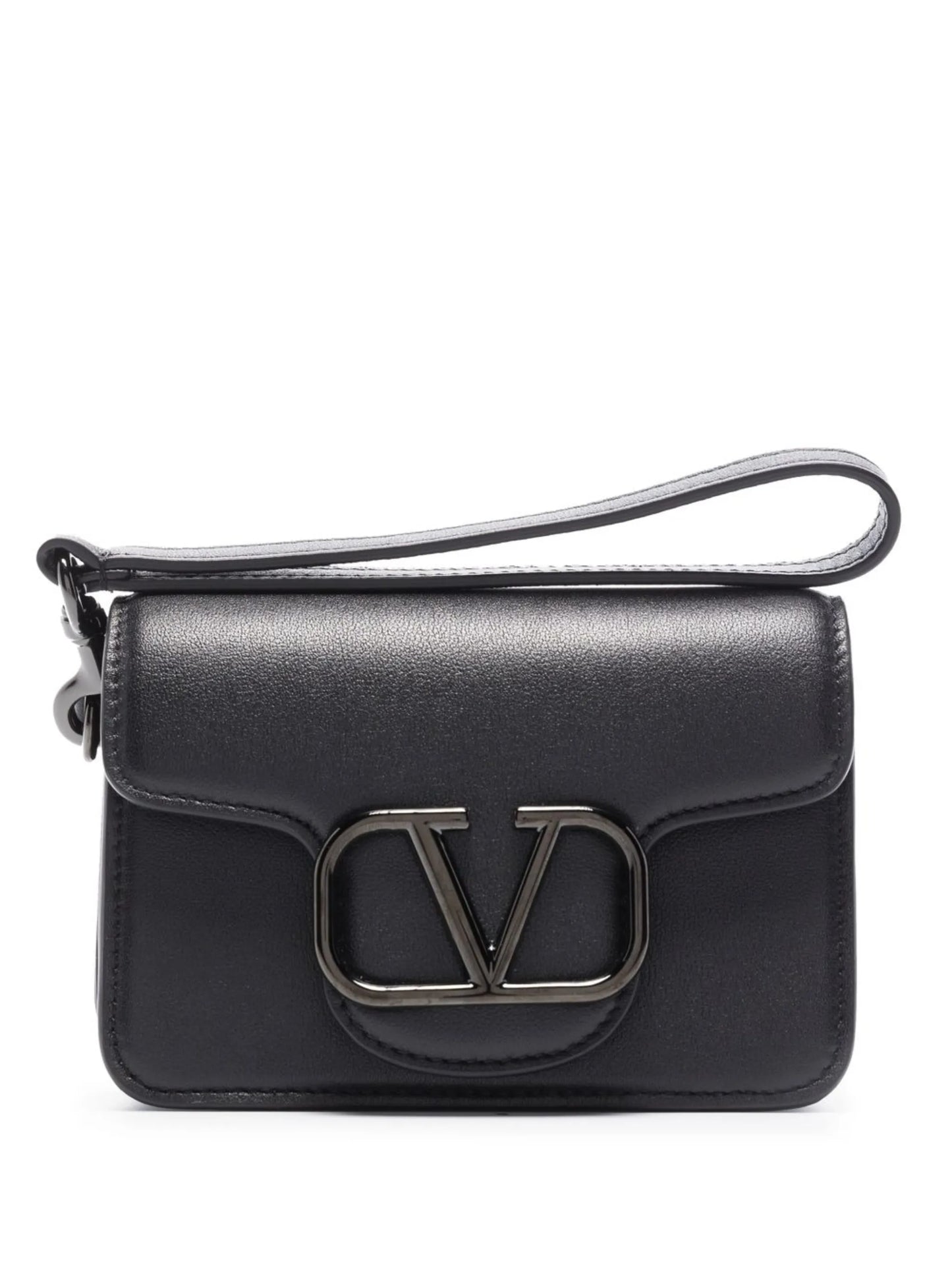 VLOGO leather mini pouch