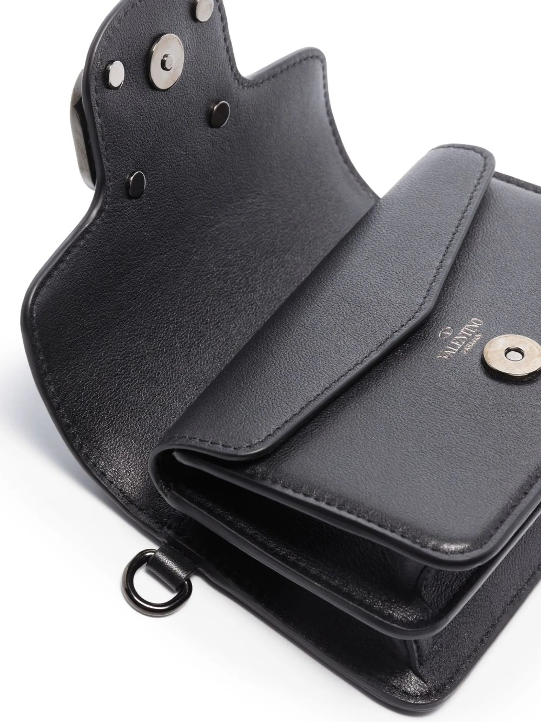 VLOGO leather mini pouch