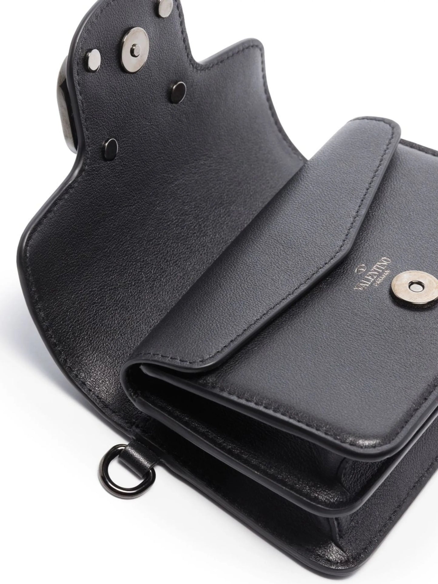 VLOGO leather mini pouch