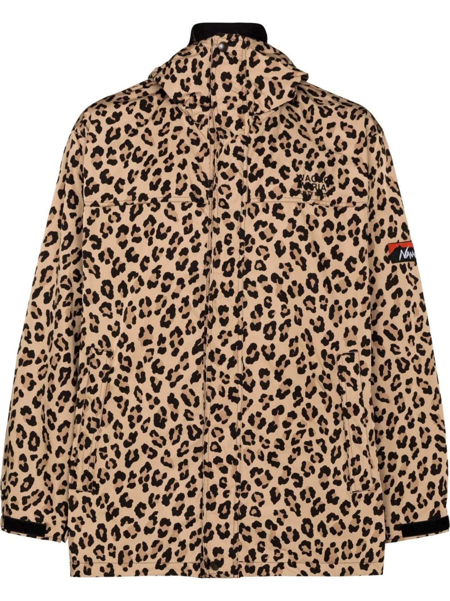 leopard print hooded jacket
