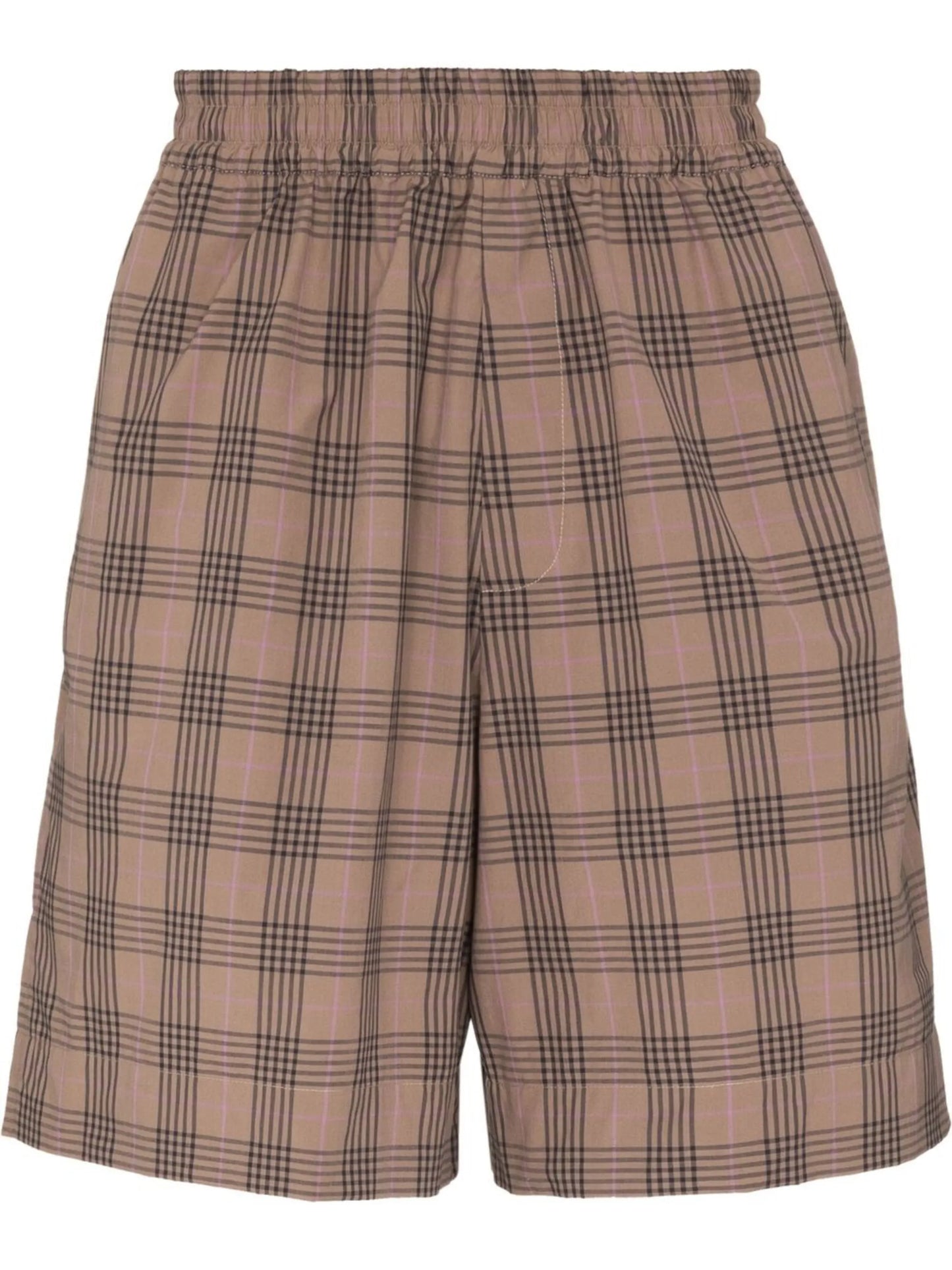 Kite check-print shorts