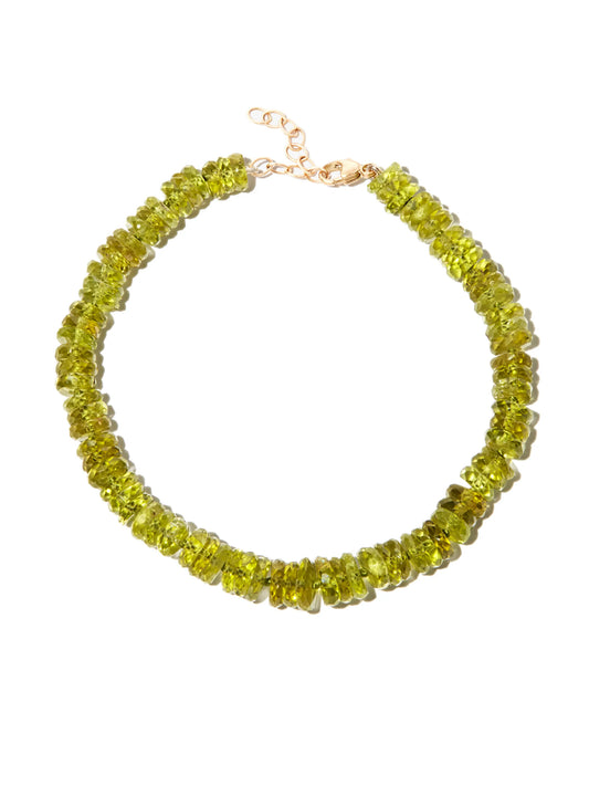 14kt yellow gold peridot bracelet