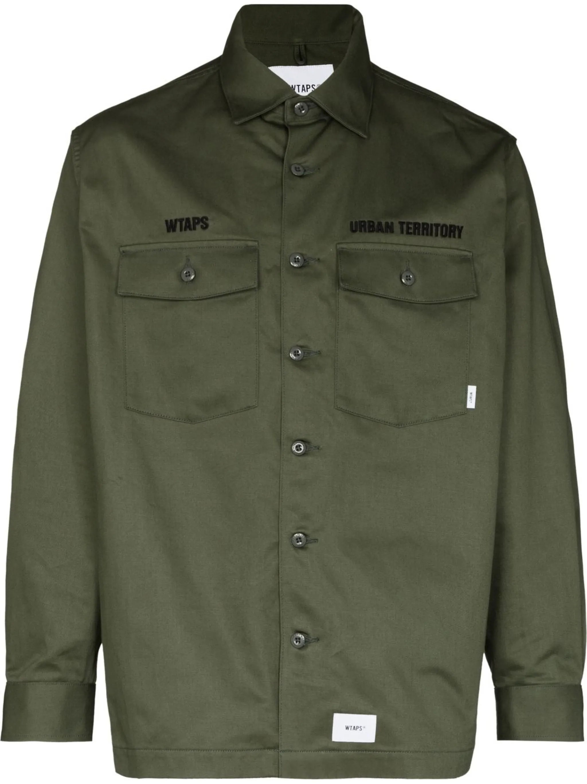 Buds long-sleeve cotton shirt