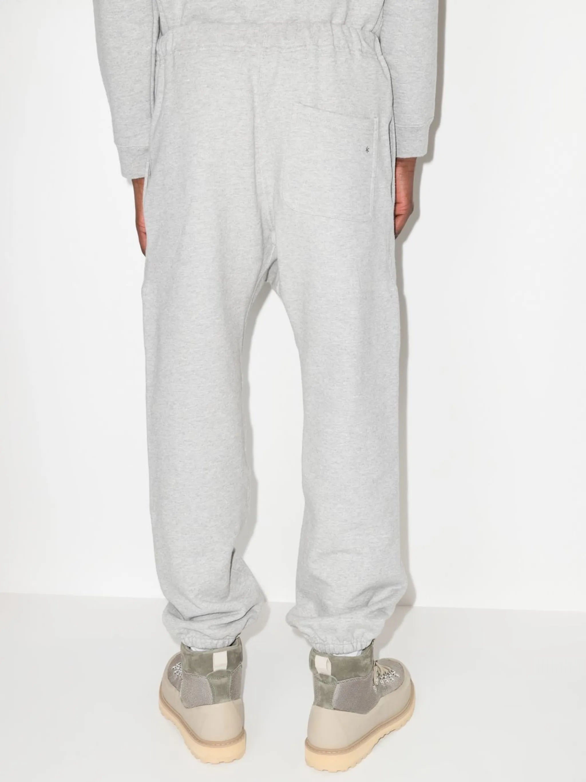 drop-crotch track pants