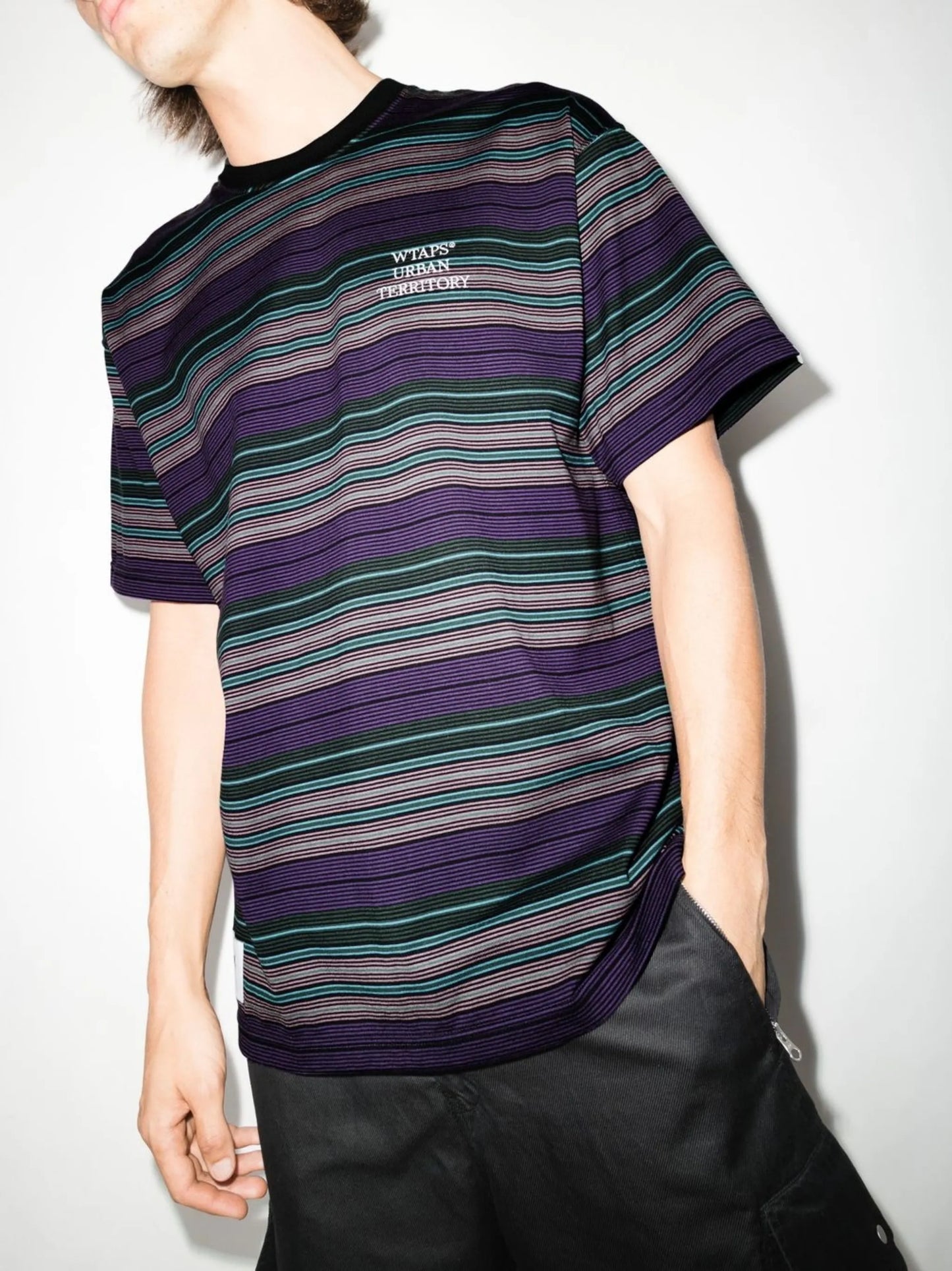 striped short-sleeve T-shirt