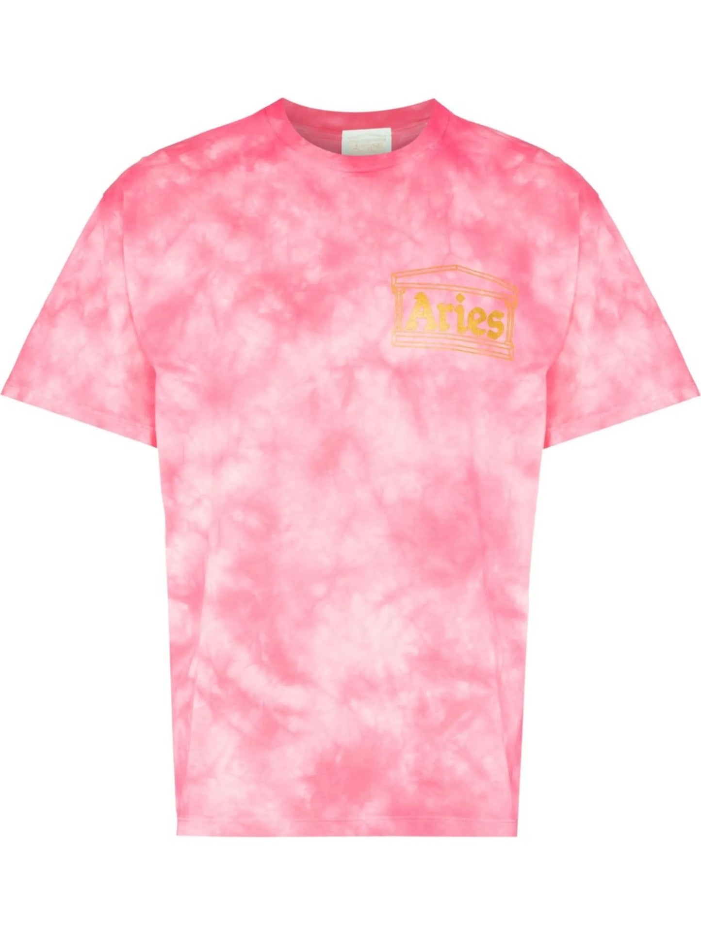 tie-dye print logo T-shirt