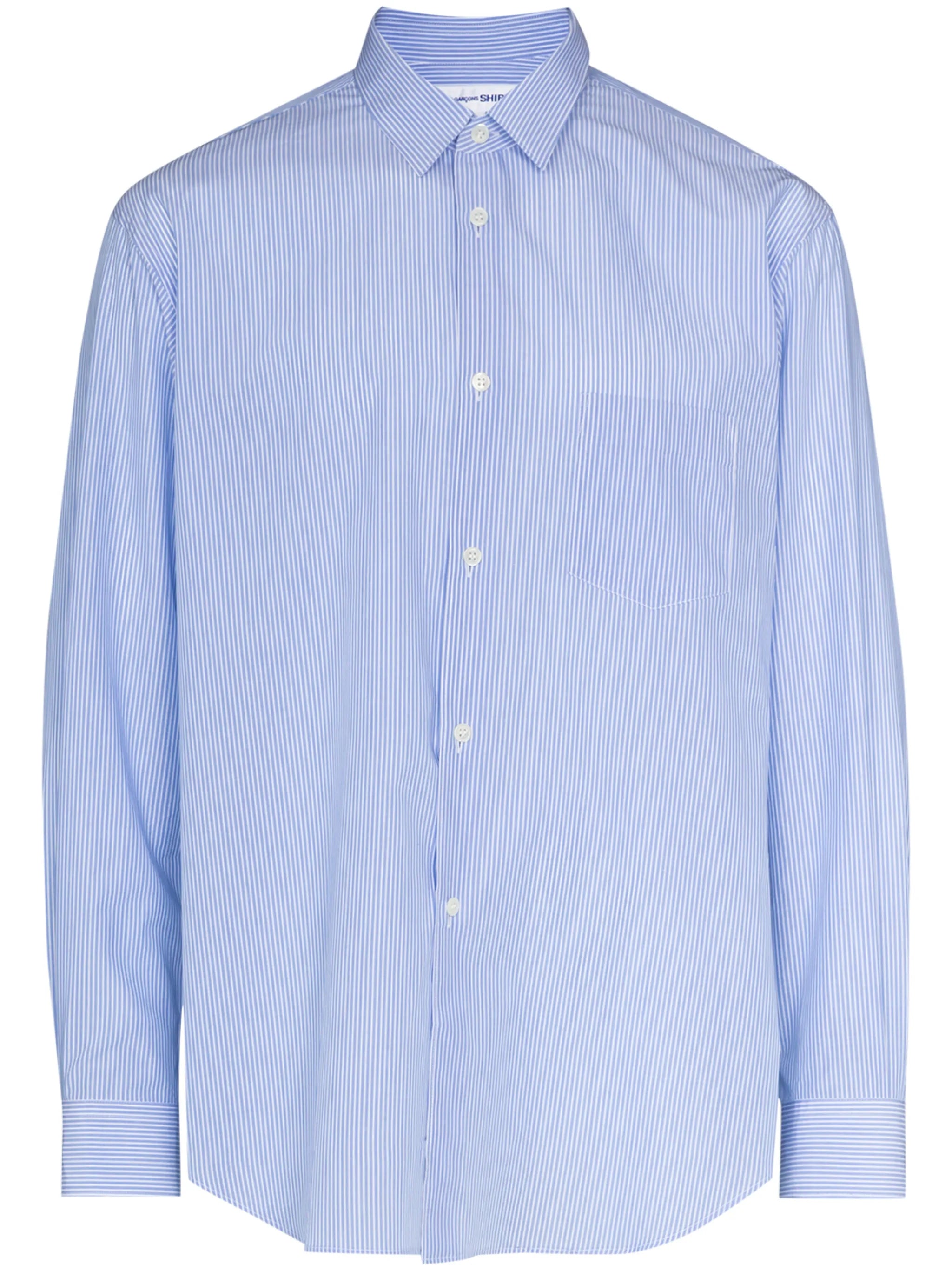 striped long-sleeve shirt