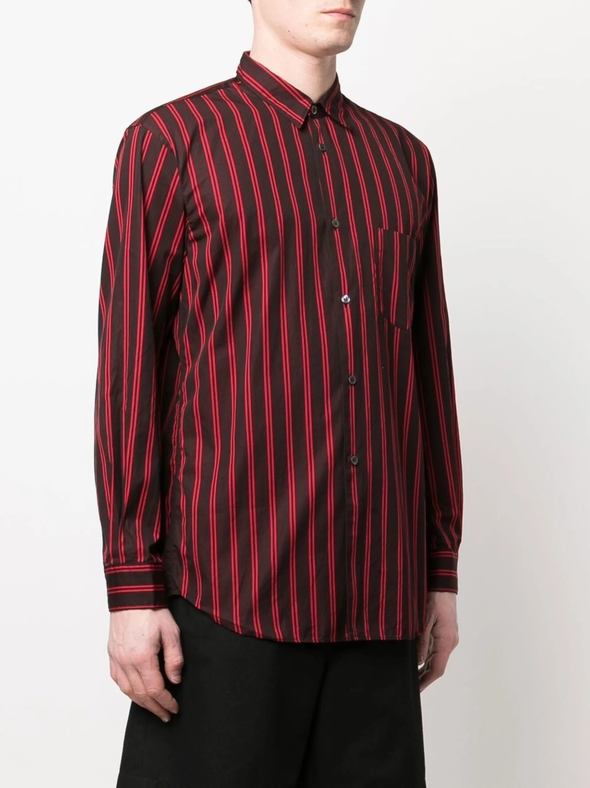 striped cotton shirt