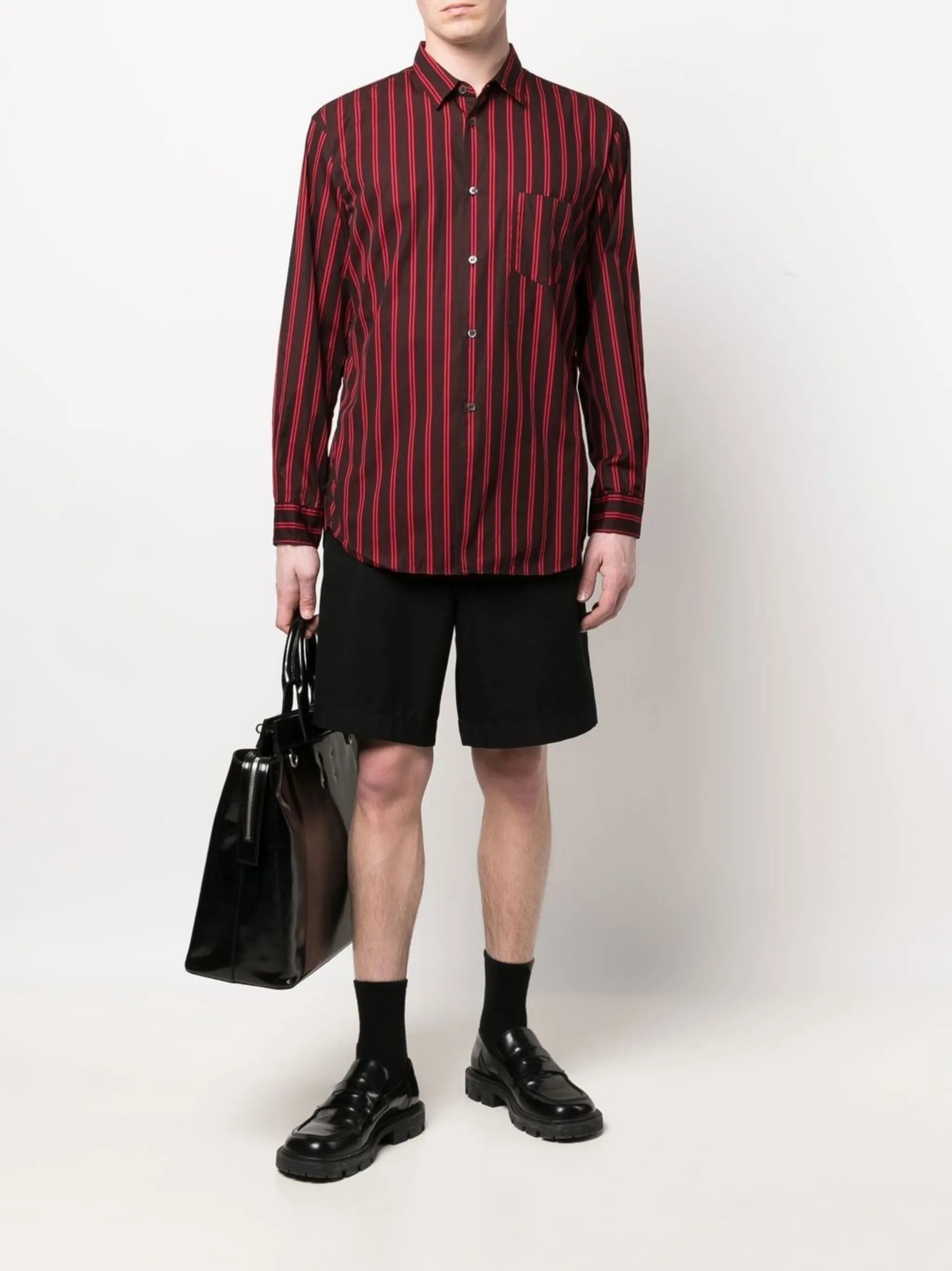 striped cotton shirt