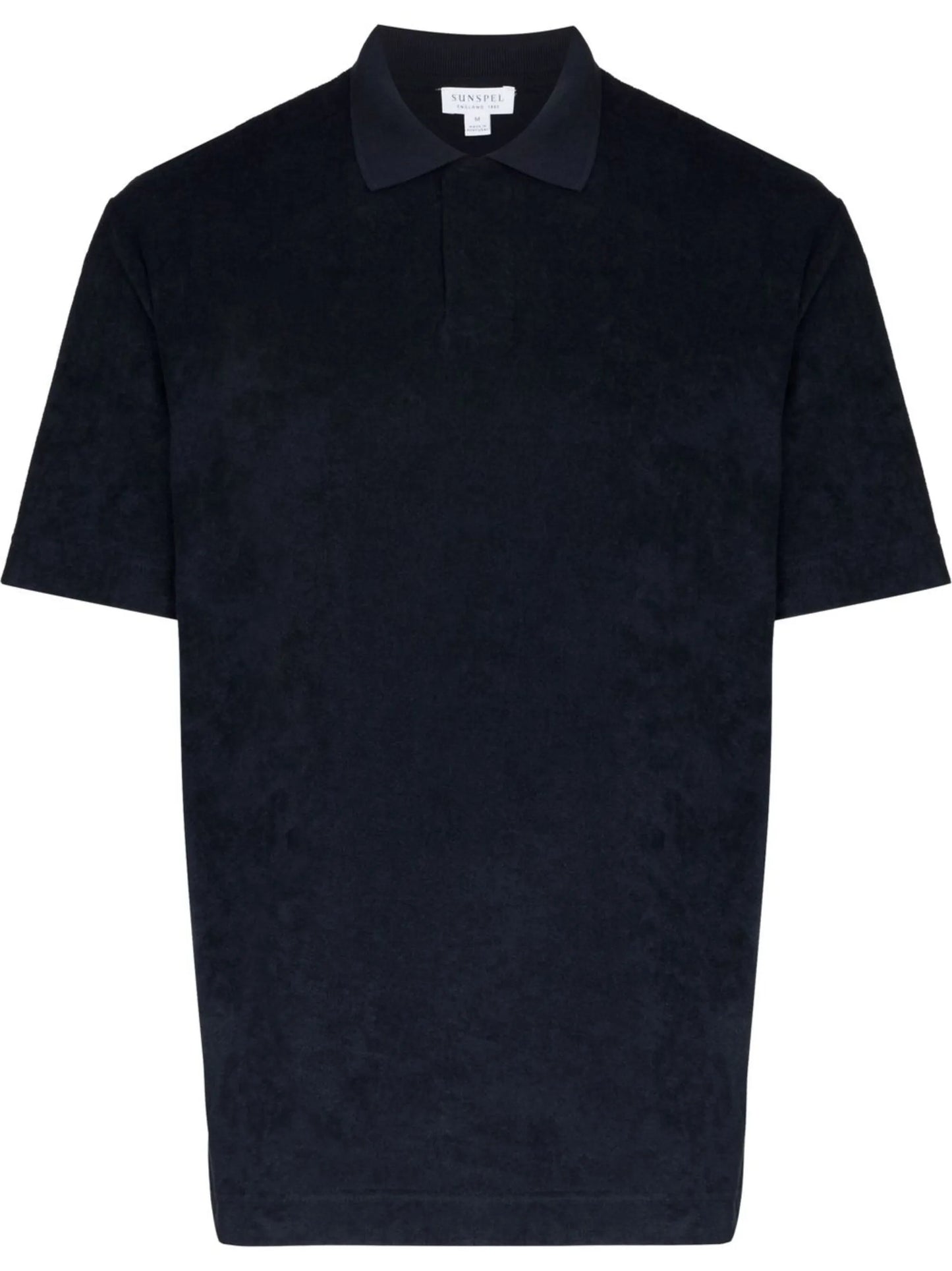 towelling short-sleeve polo shirt