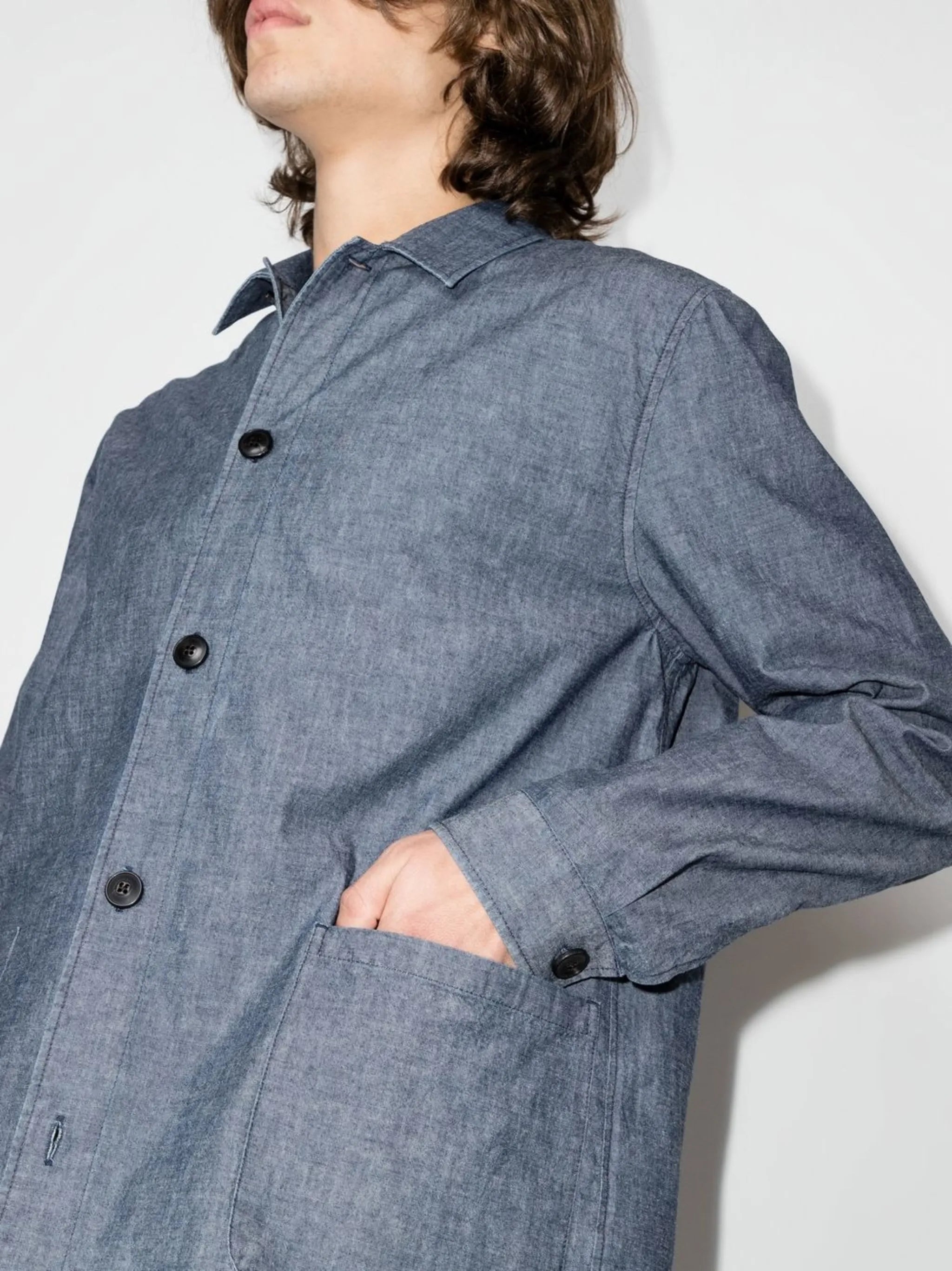long-sleeve denim jacket