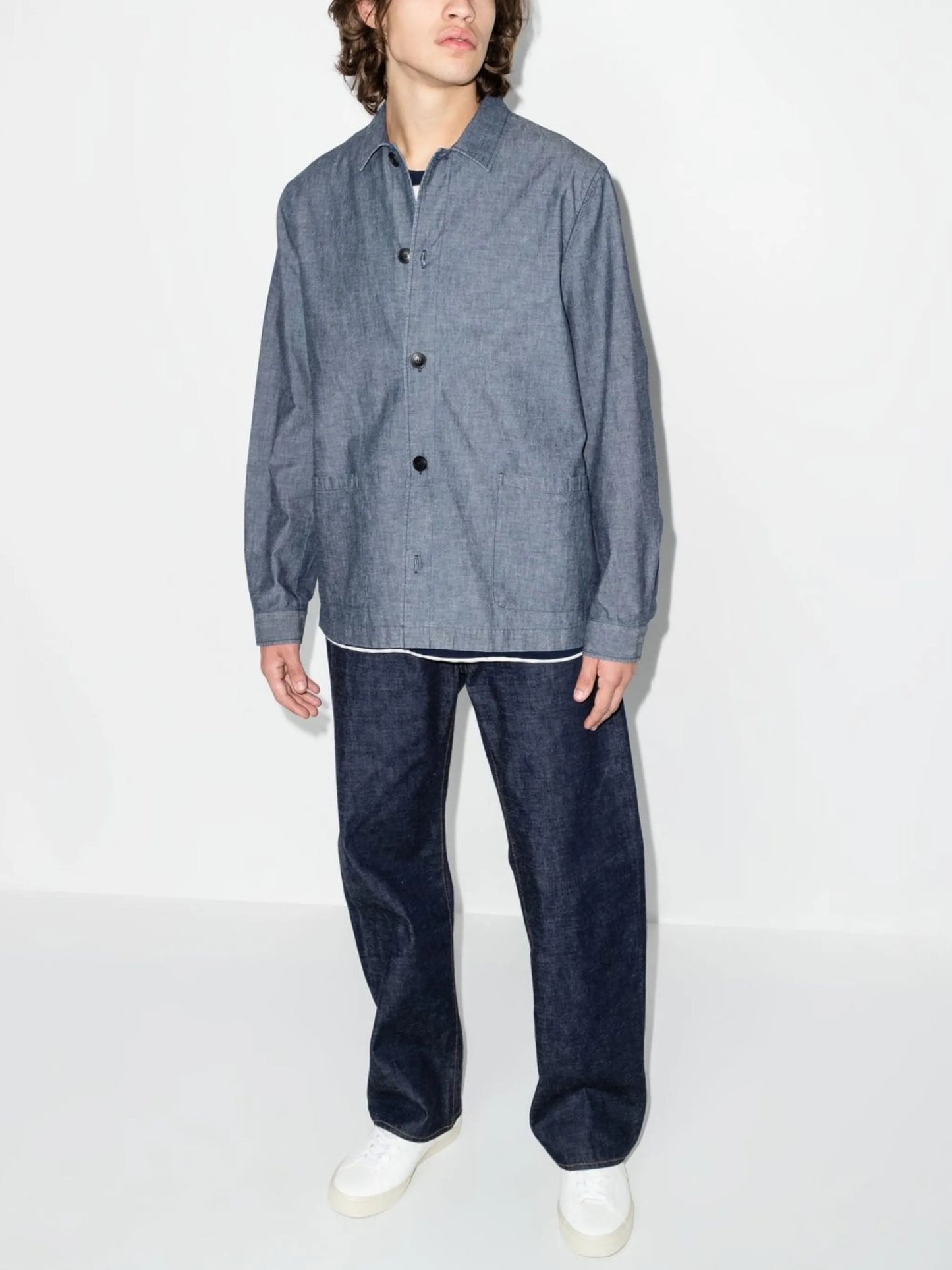 long-sleeve denim jacket