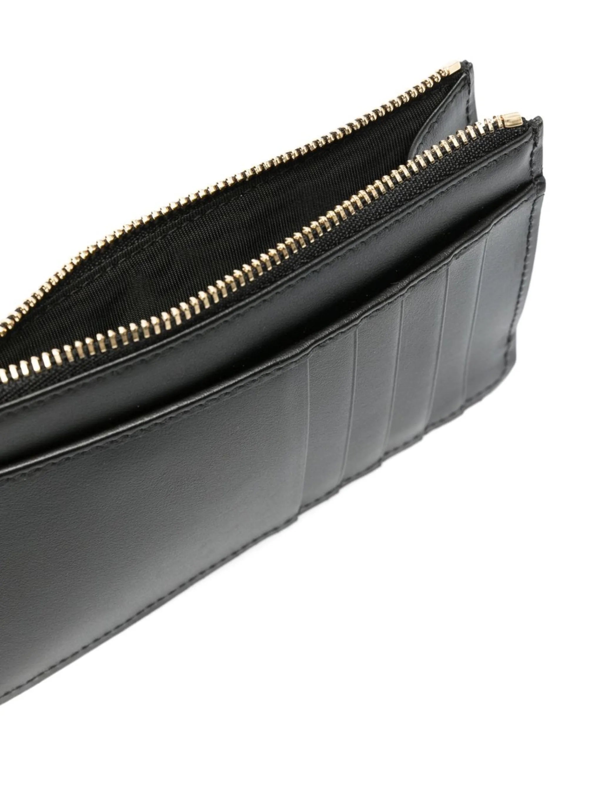 calfskin card holder with DG logo