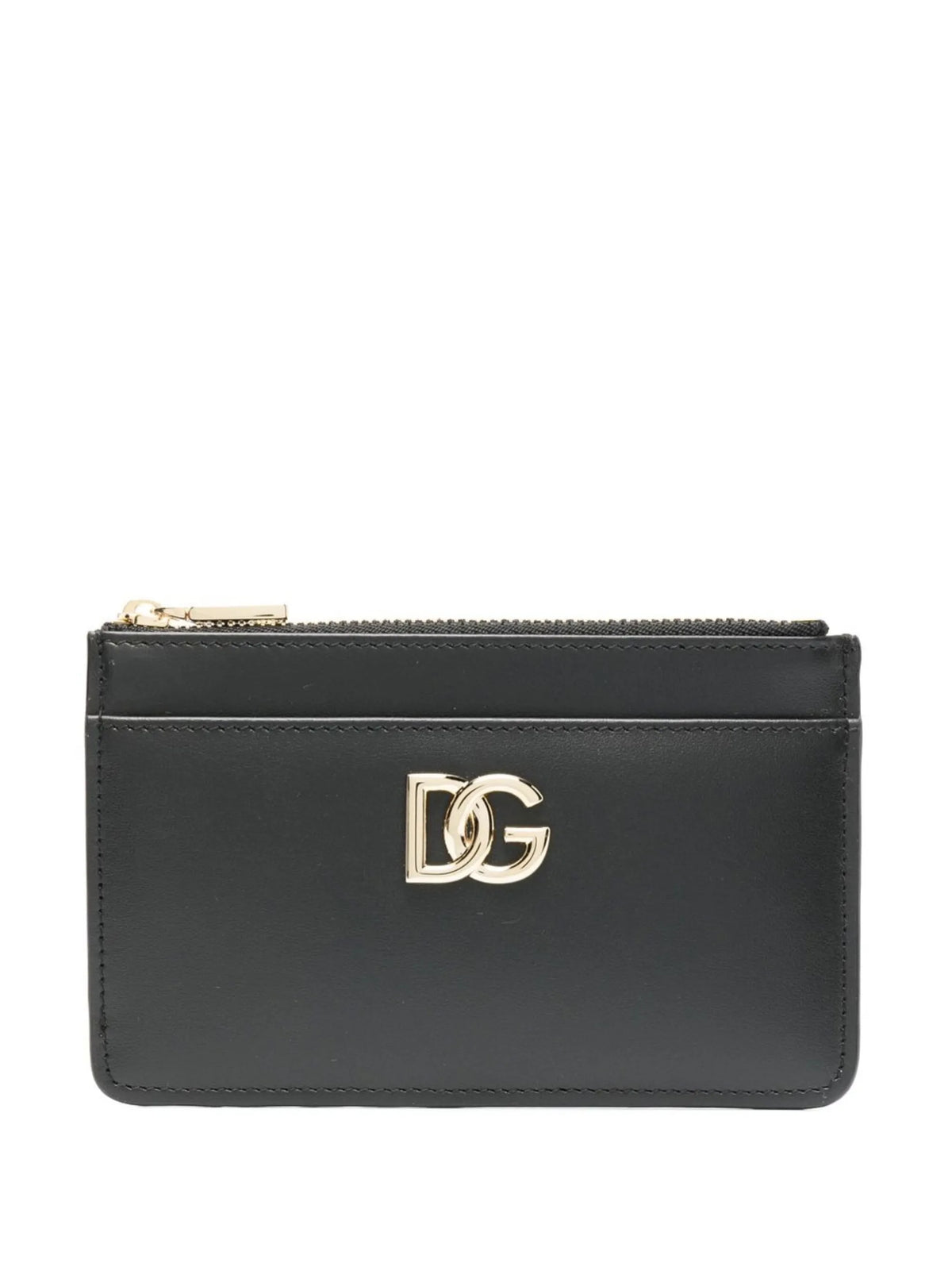 calfskin card holder with DG logo