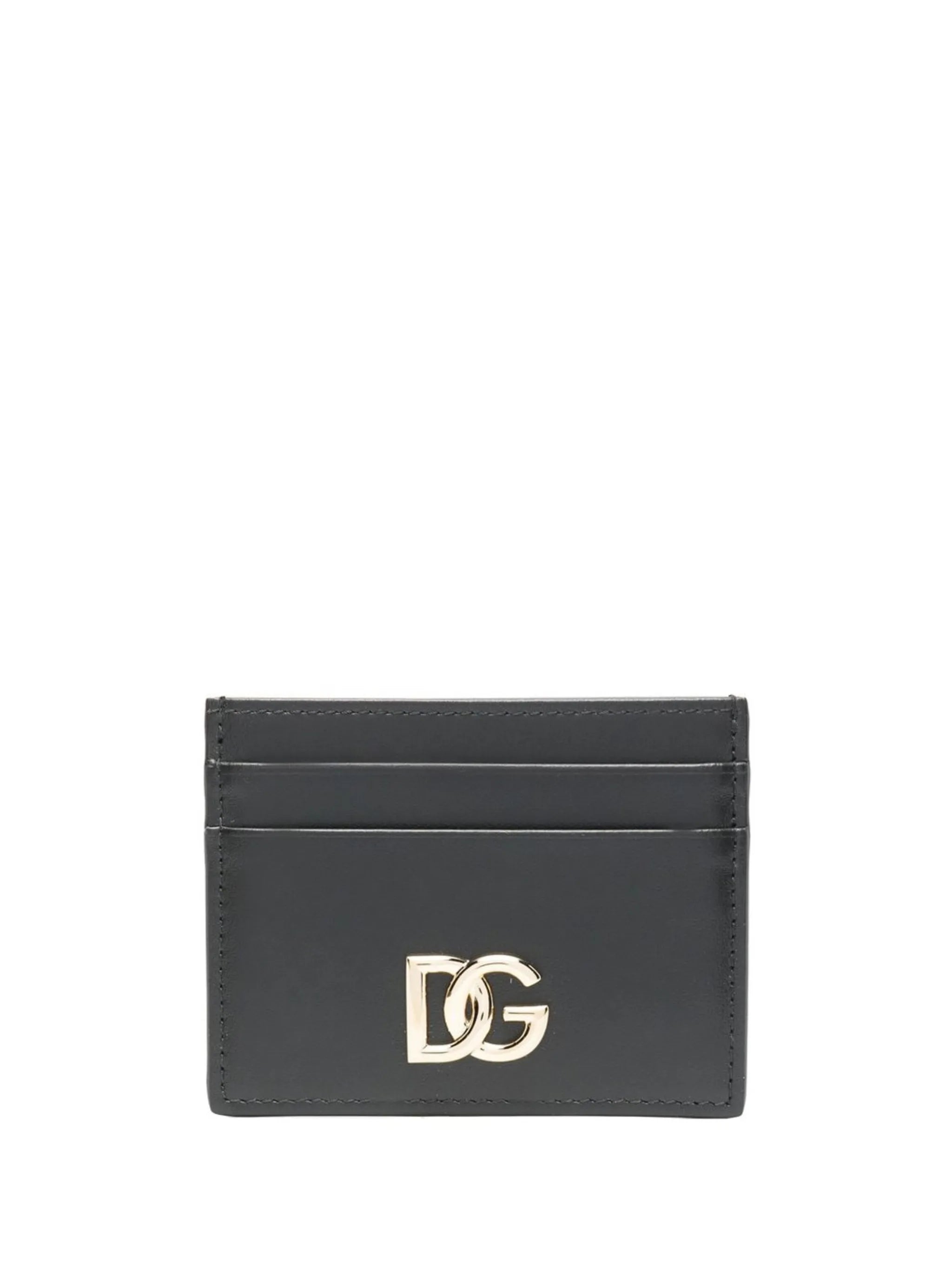 calfskin card holder with DG logo