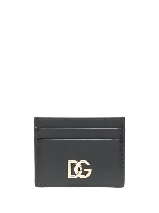 calfskin card holder with DG logo
