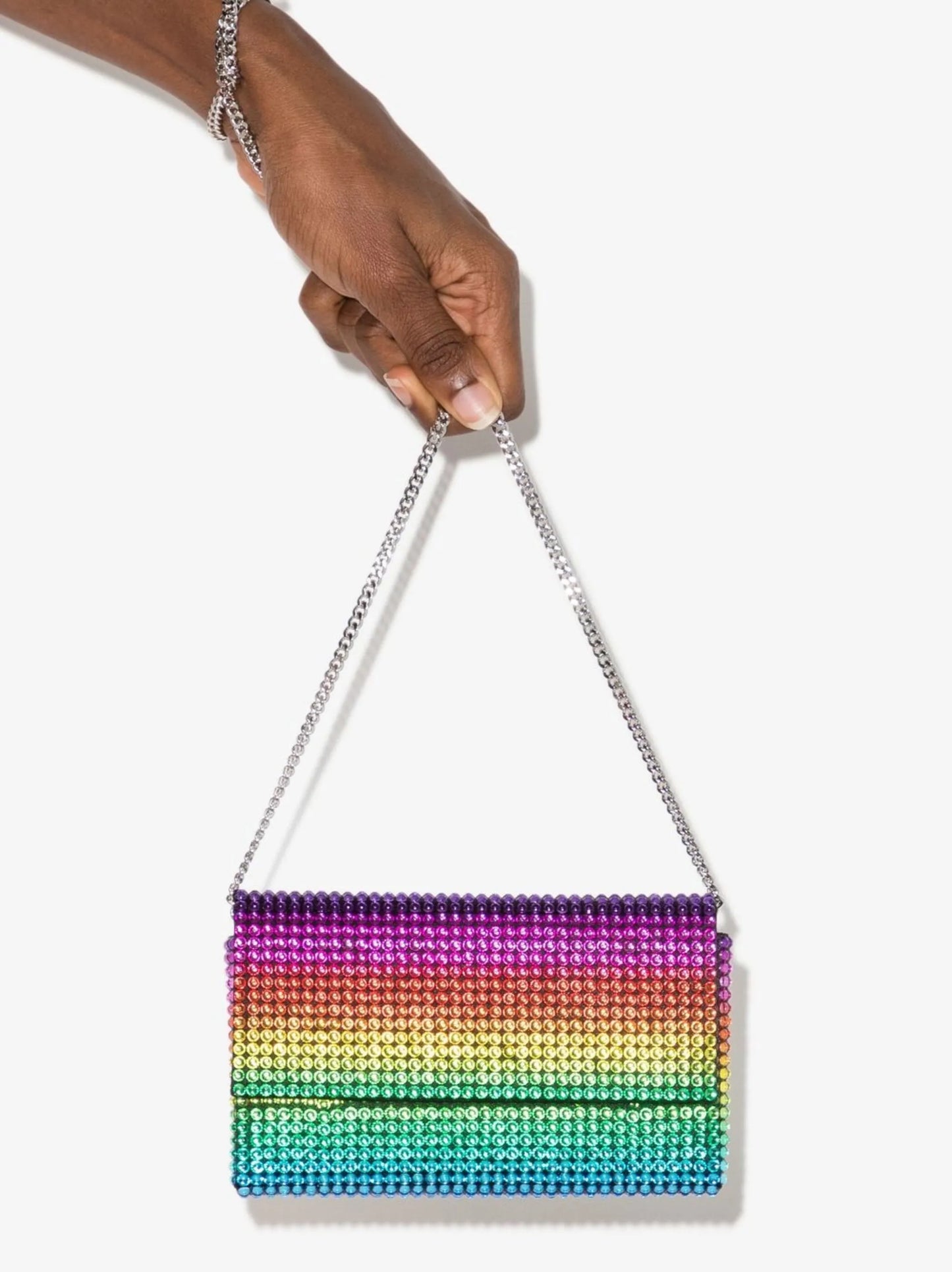 Paloma crystal-embellished clutch bag