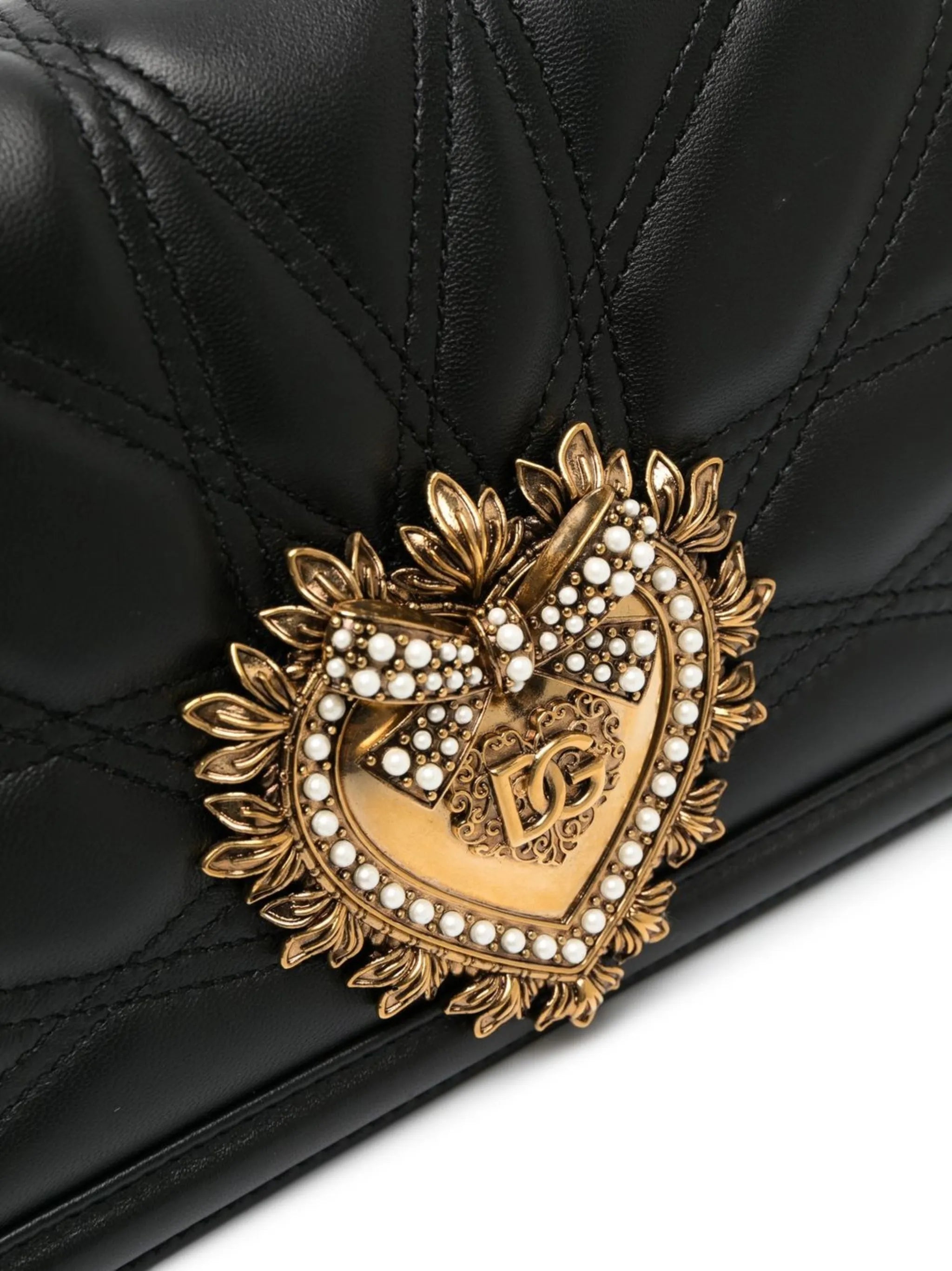 medium Devotion quilted shoulder bag