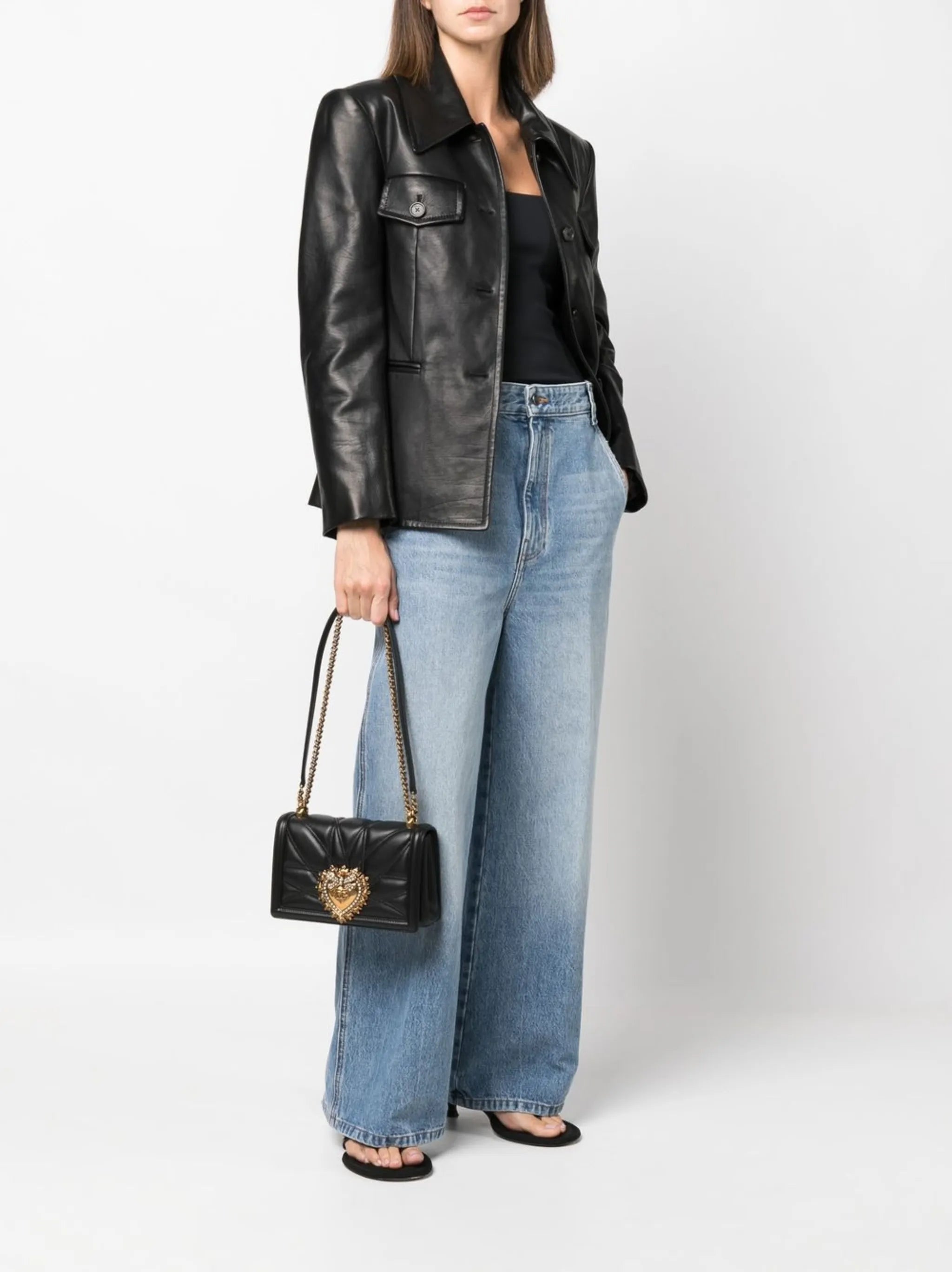 medium Devotion quilted shoulder bag