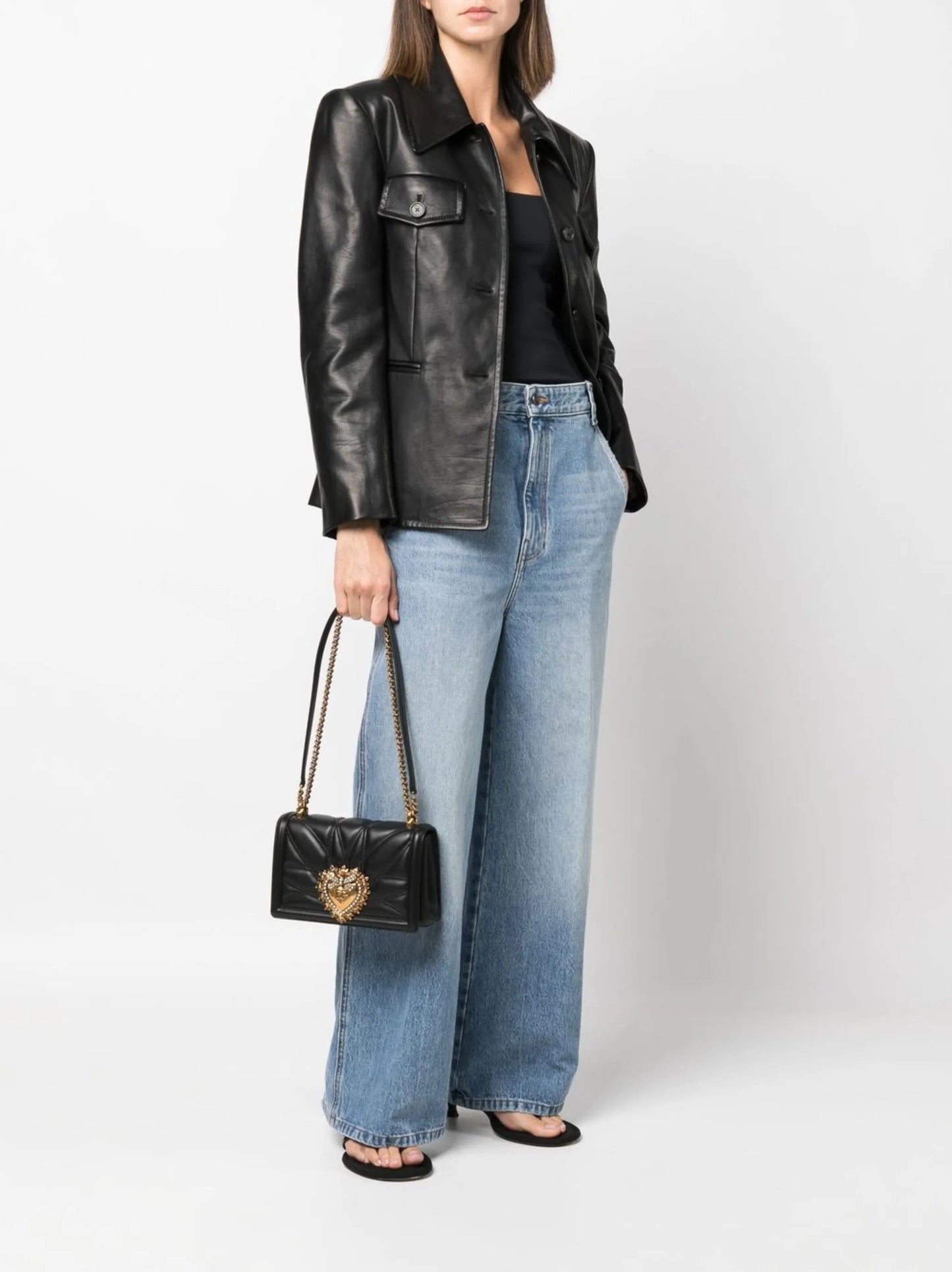 medium Devotion quilted shoulder bag