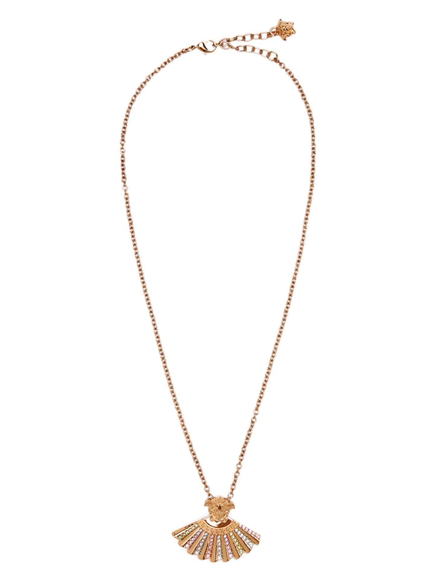 Medusa Fan pendant necklace